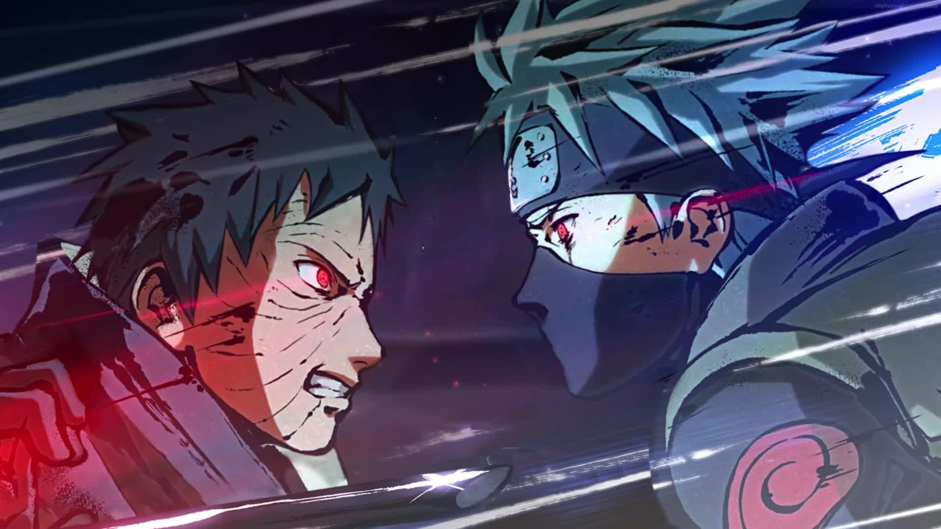 PC Kakashi VS Obito HD Live Wallpaper