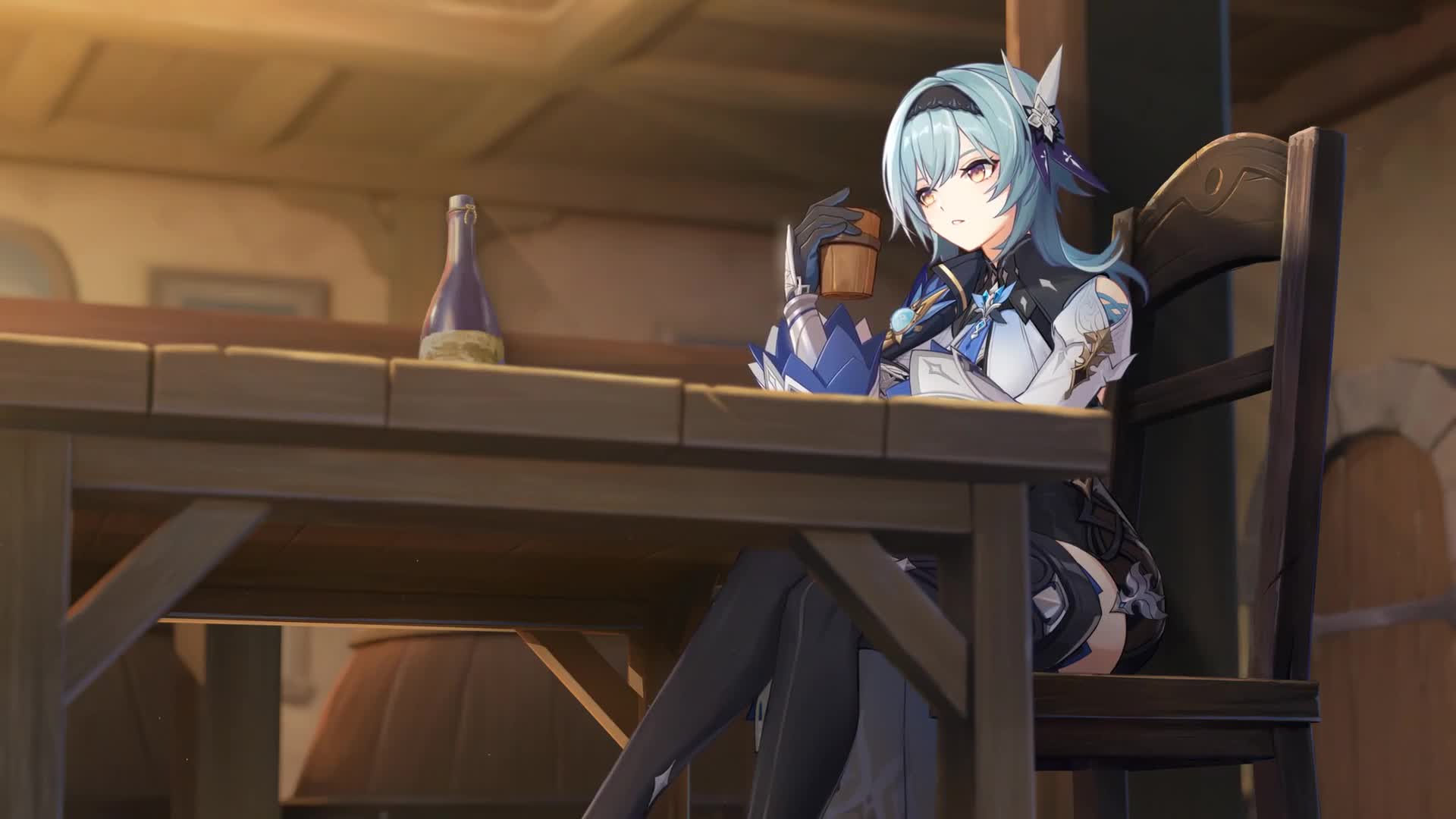 Eula Genshin Impact Anime Live Wallpaper