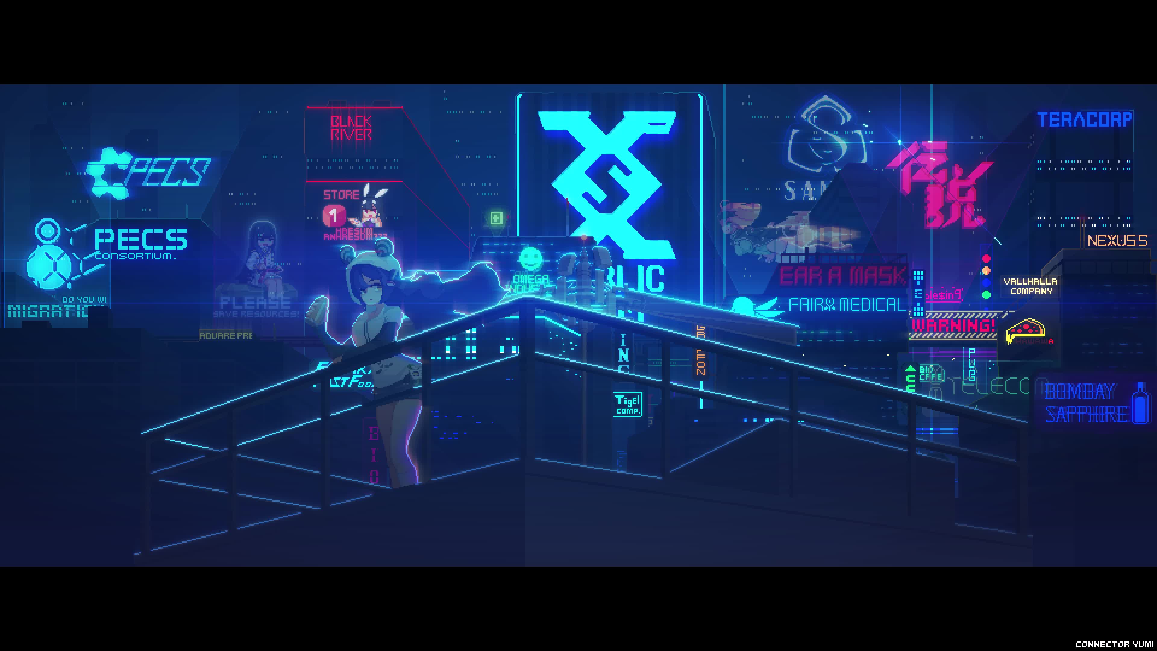 Connector Yumi Dream Pixel Anime 4K Live Wallpaper