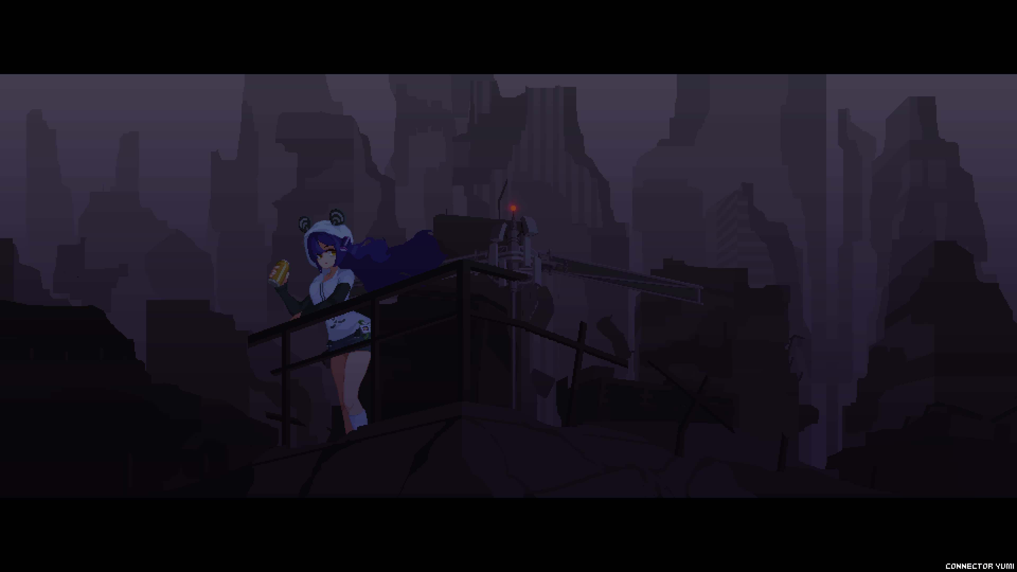 Connector Yumi Remake Pixel Anime 4K Live Wallpaper