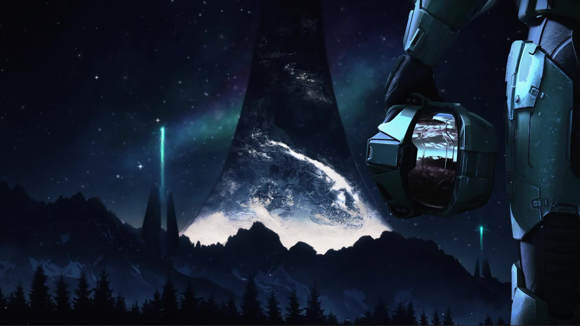 Halo Infinite Dark Live Wallpaper