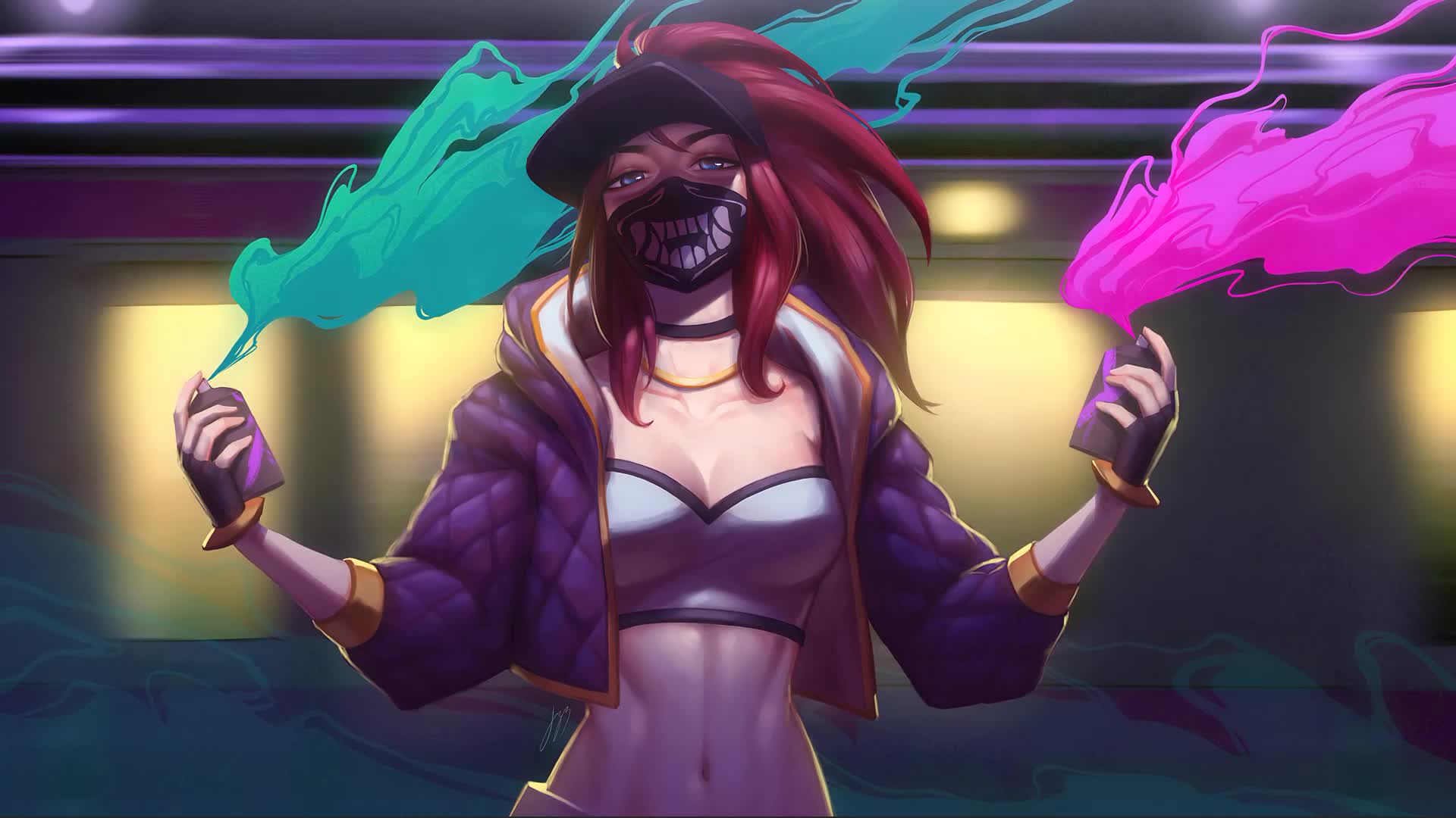 Kda Akali League of Legends LoL Live Wallpaper