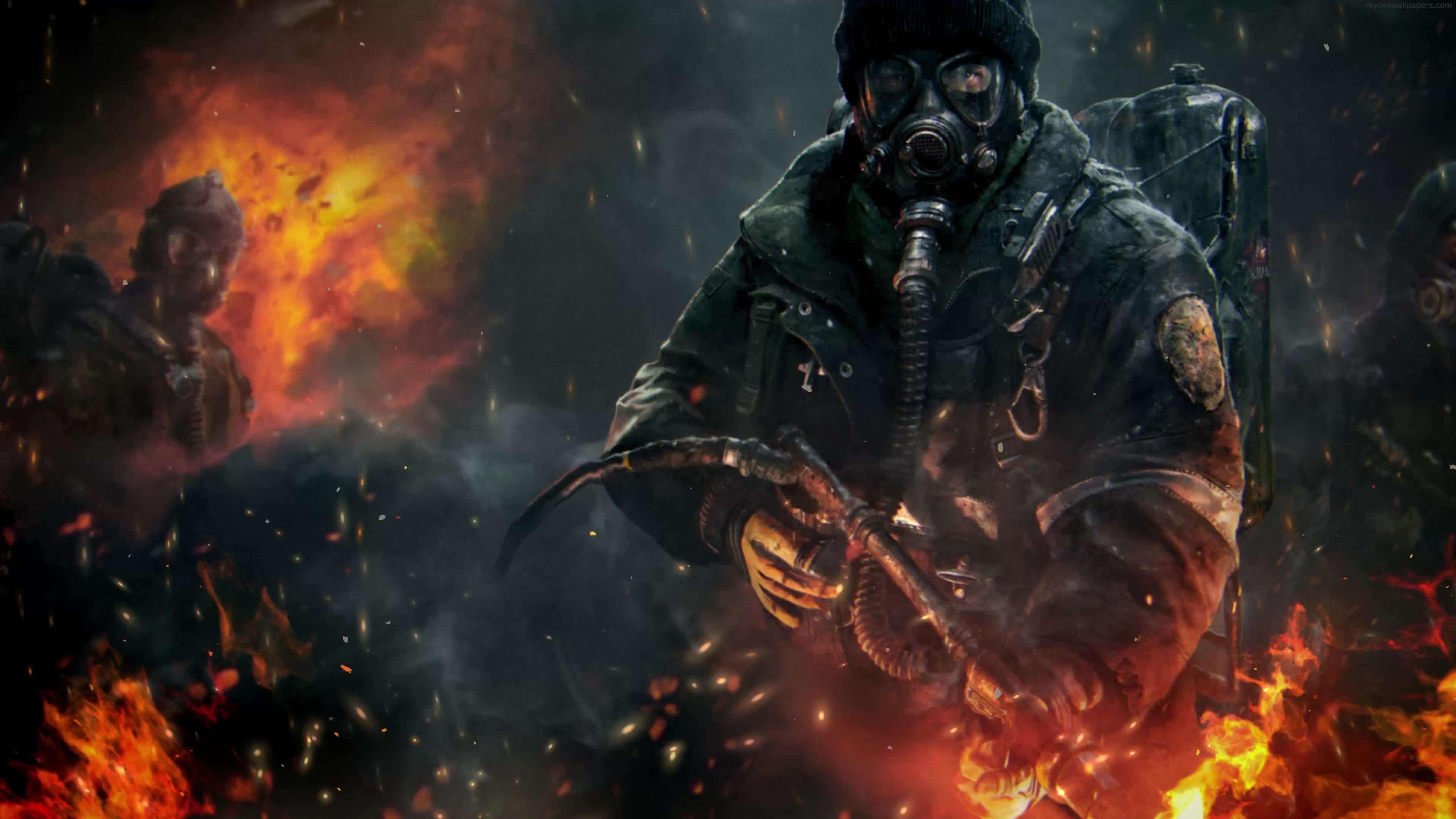 Cleaners The Division 4K Game Live Wallpaper