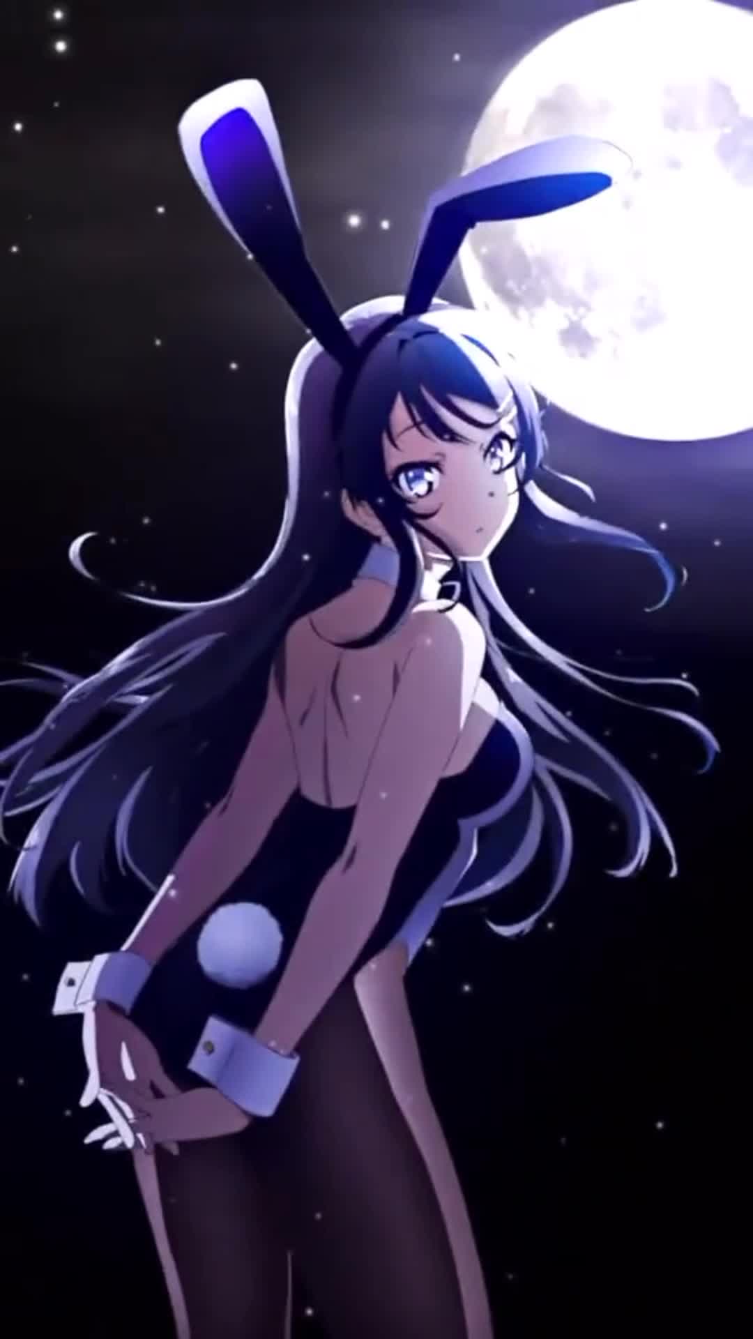 Android and iPhone Mai Sakurajima Anime Bunny Girl Phone Live Wallpaper