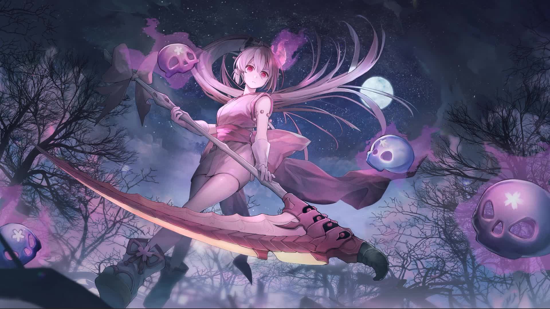 Red Blossoms From Underroot Anime Live Wallpaper