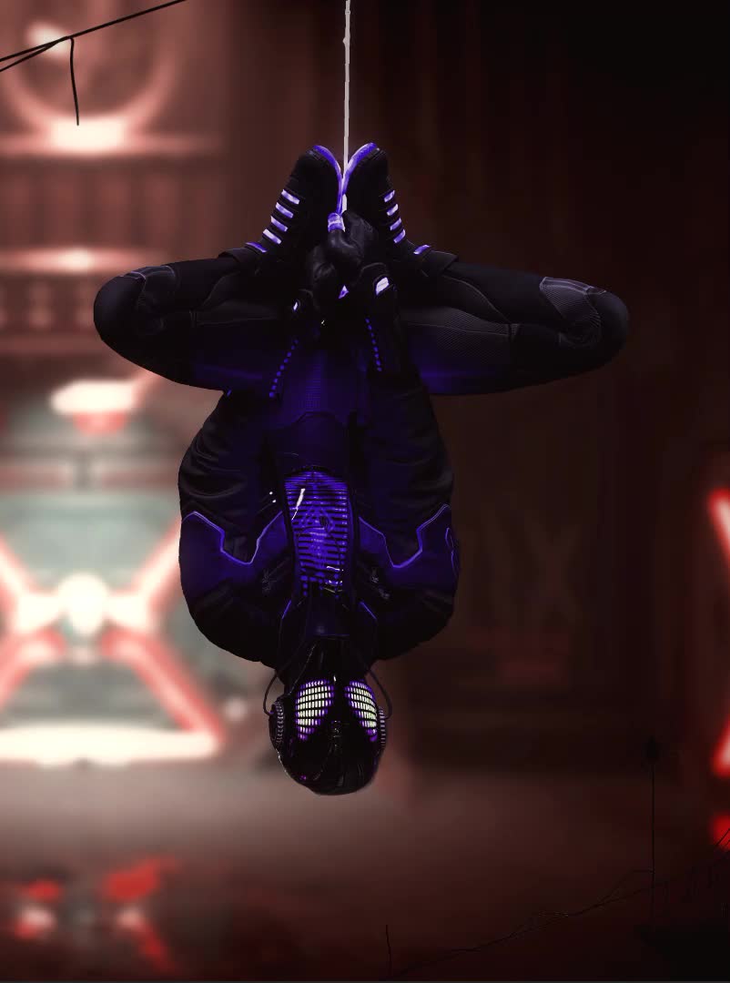 Spider Man Miles Morales RGB Live Phone Wallpaper