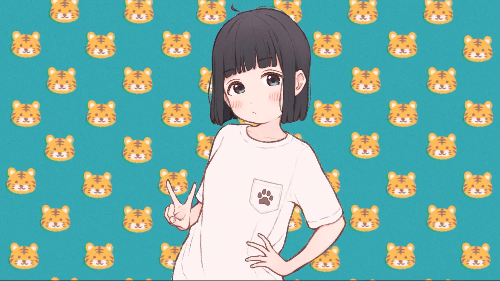 Charming Tiger Live Wallpaper For Pc