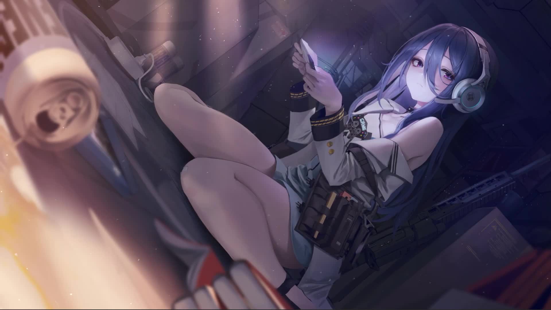 Play A Game Anime Girl Live Wallpaper For Pc