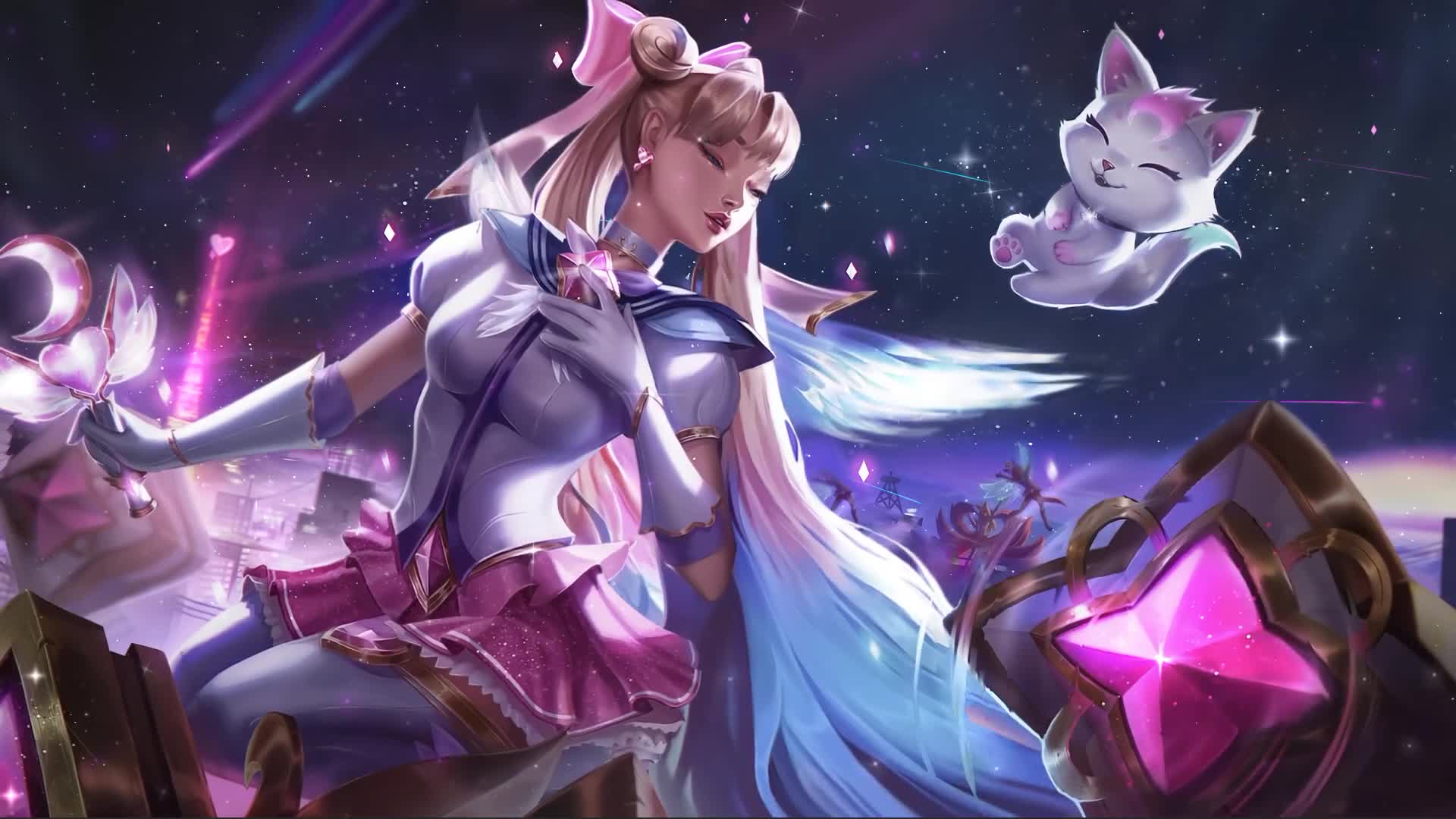 Star Guardian Seraphine And Bao Live Wallpaper For Pc