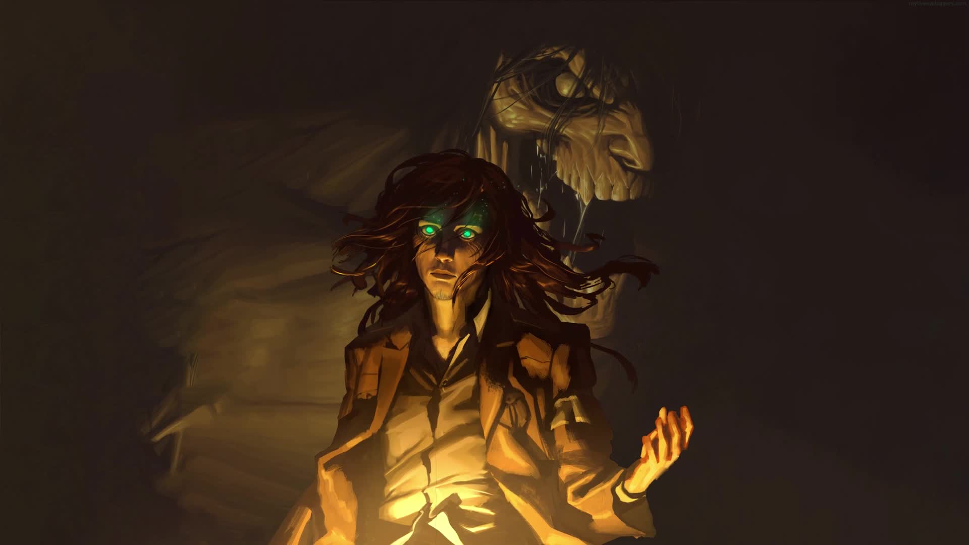 Cool Eren Yeager 4K Live Wallpaper