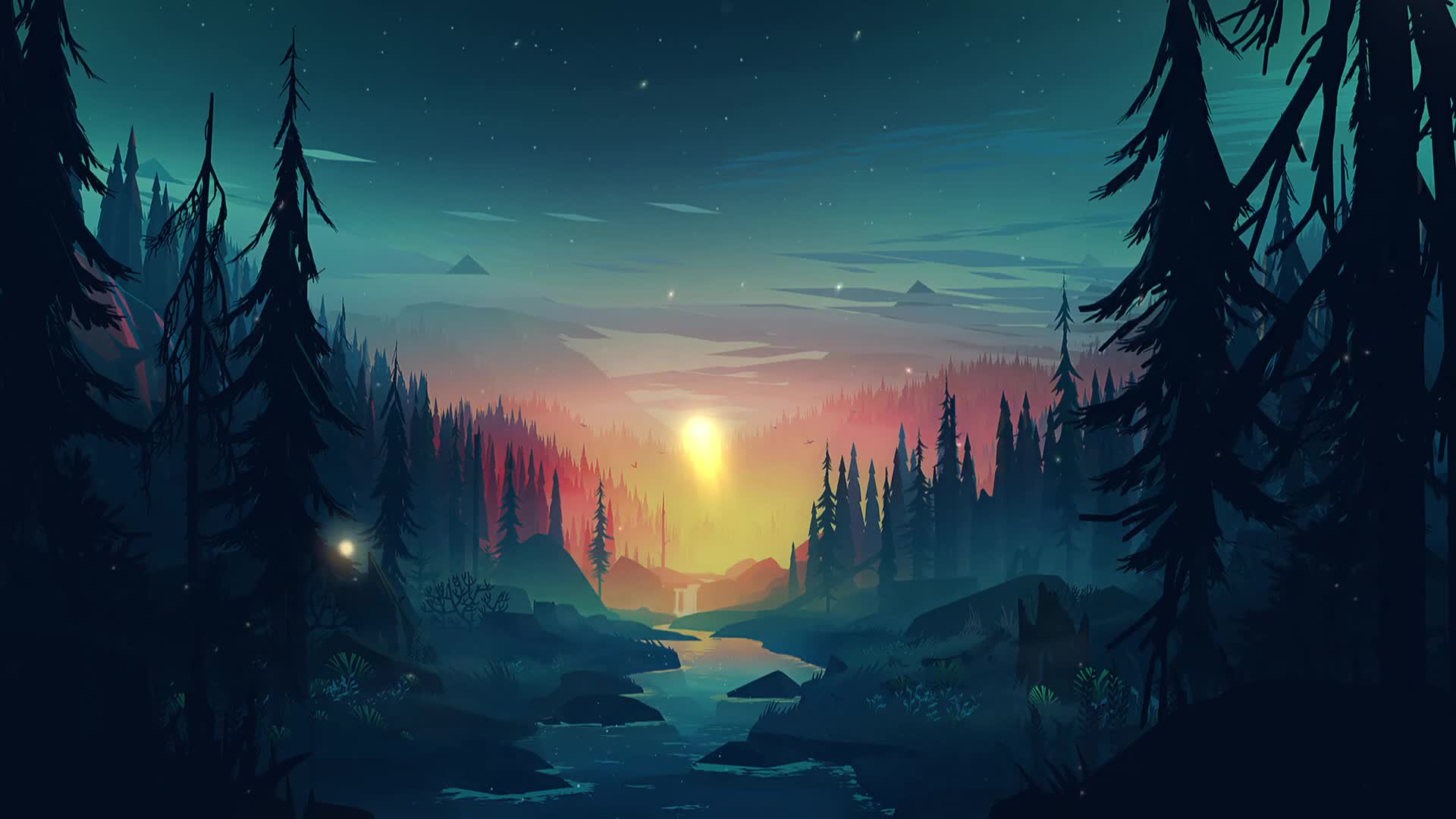 Firewatch Live Wallpaper 4K Upscale by FortuN