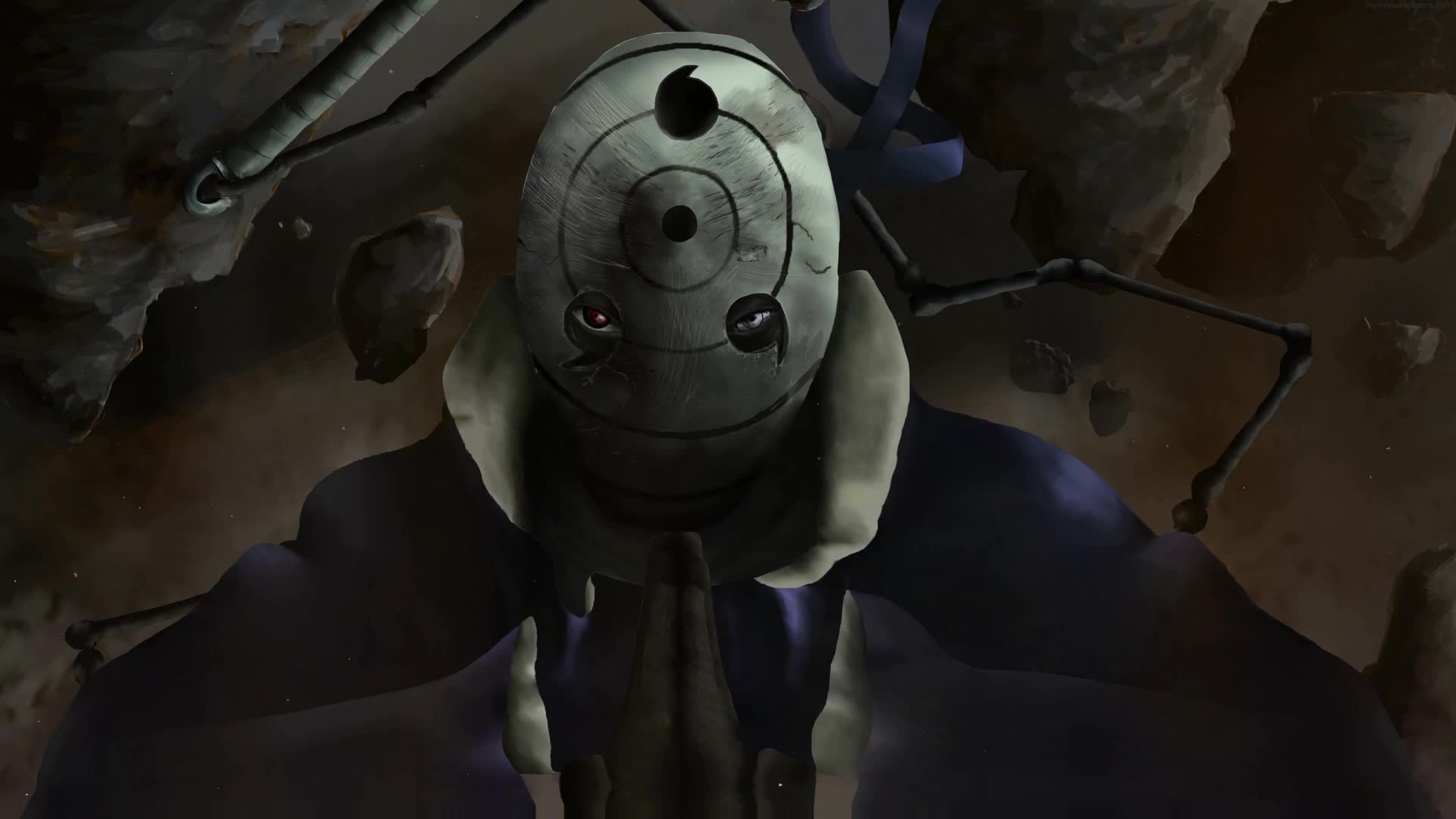 Cool Obito Uchiha Mask 4k Live Wallpaper Naruto Anime Livewallpaper