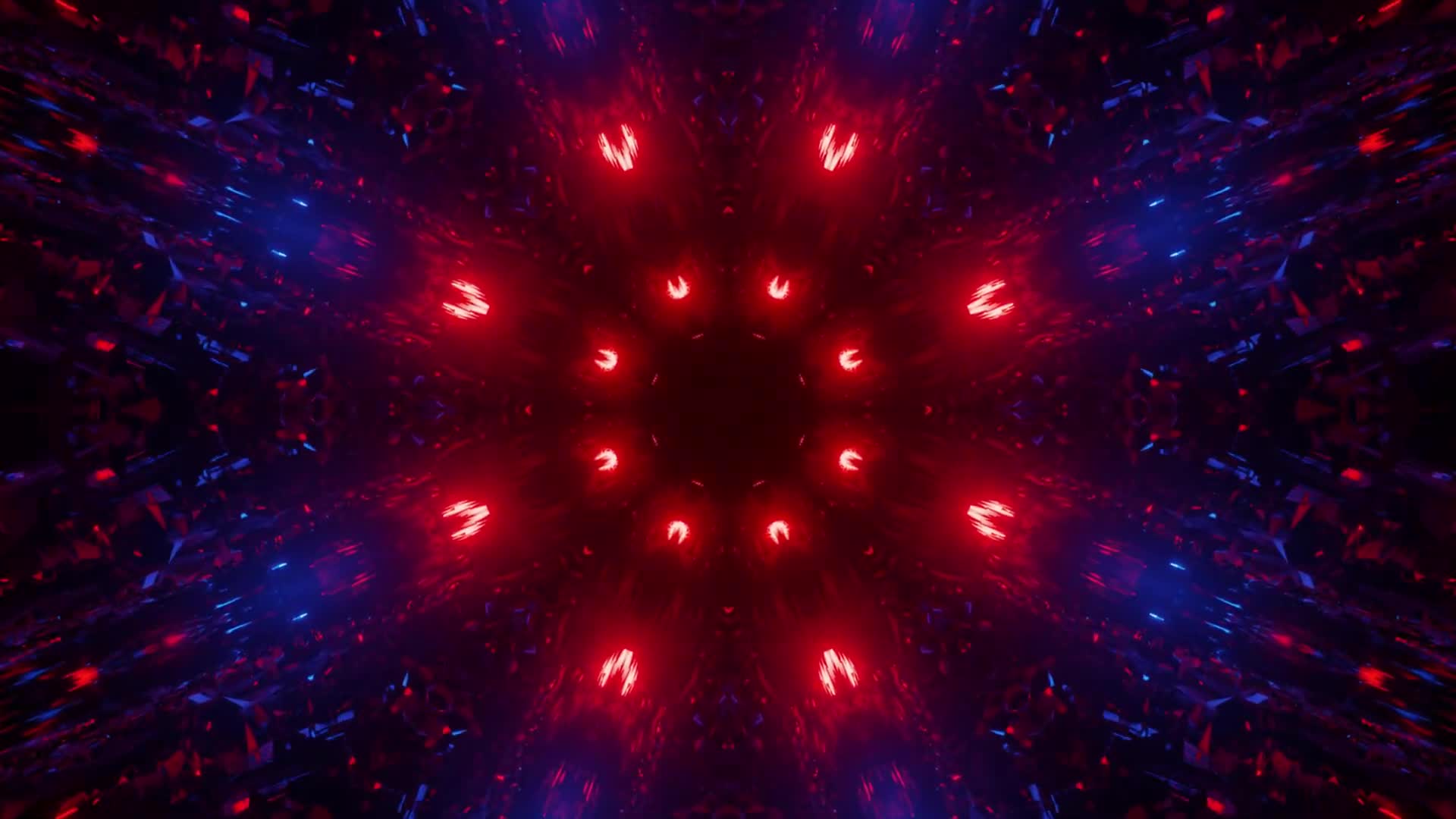 PC Tunnel RED live wallpaper