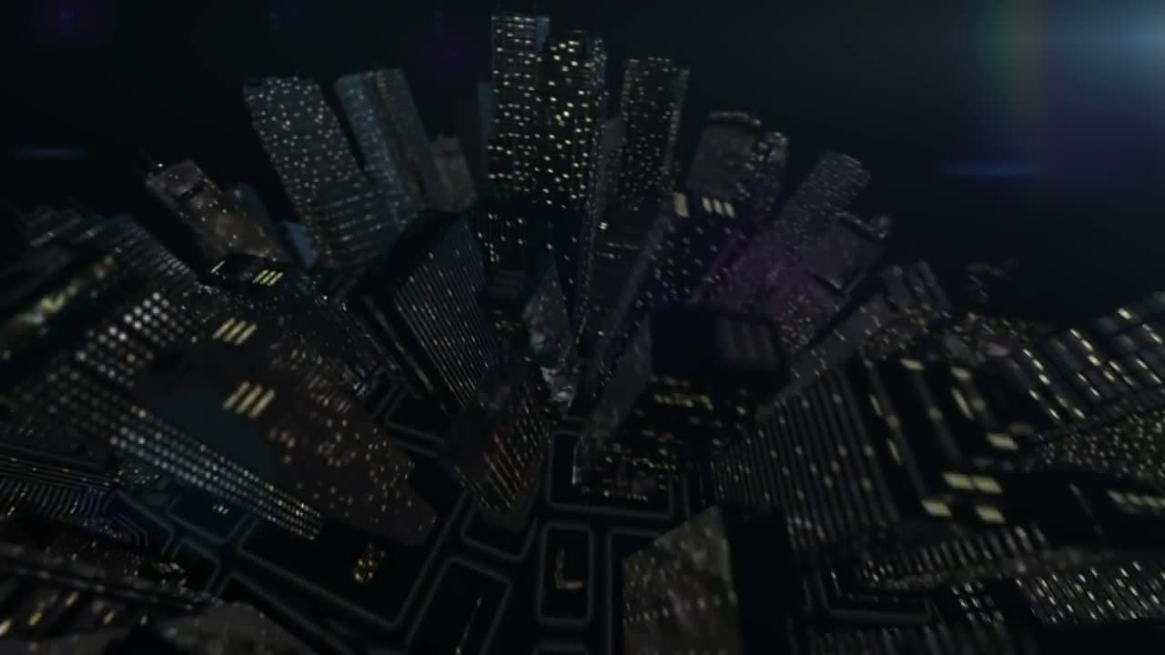 video background  city on a ball