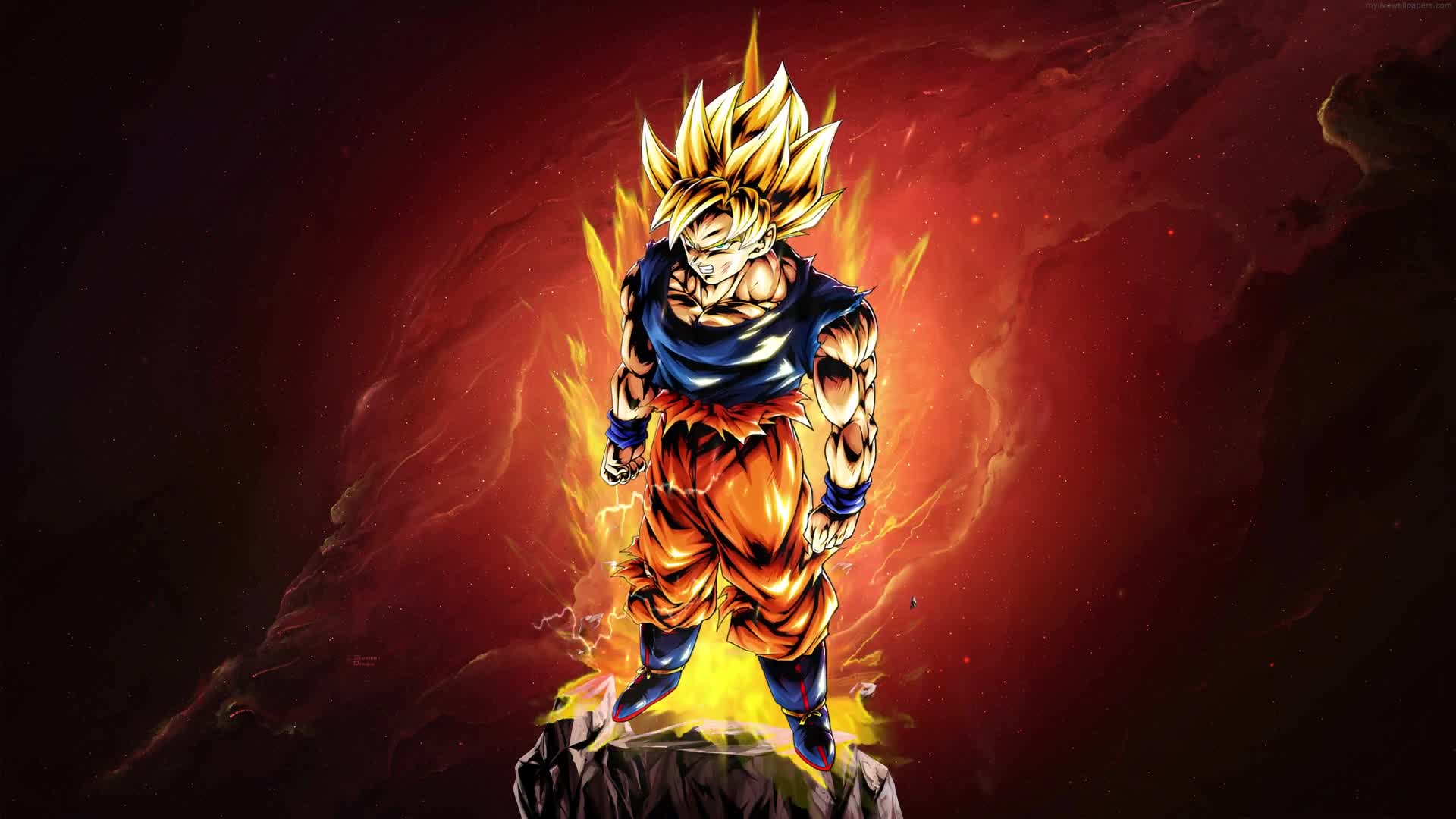 Cool Super Saiyan Goku 4k Live Wallpaper