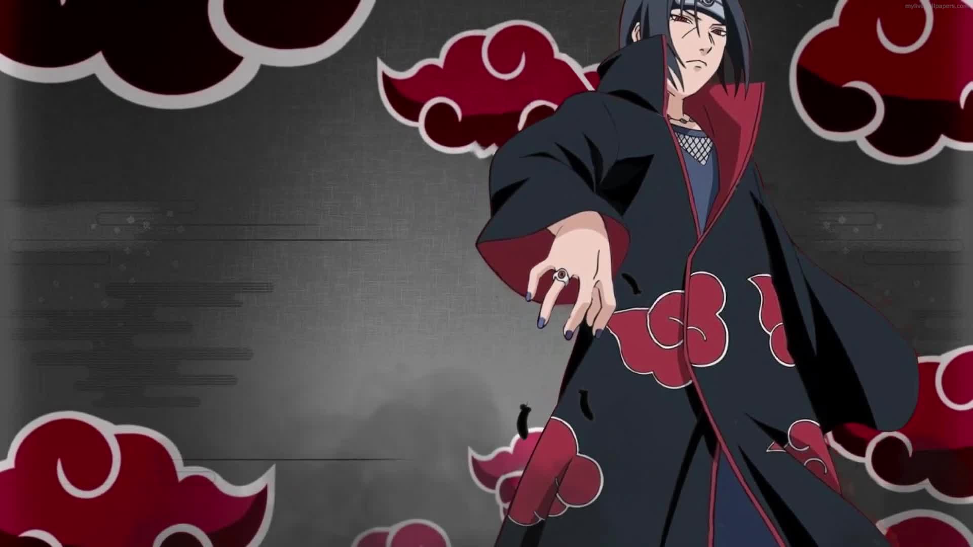 PC Itachi Uchiha Robe 1080p live wallpaer