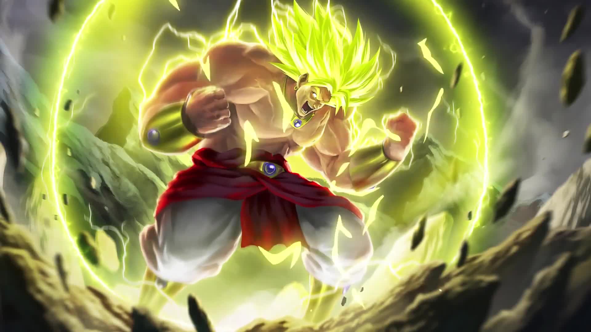 Cool Legendary Supersaiyan Broly4k live Wallpaper