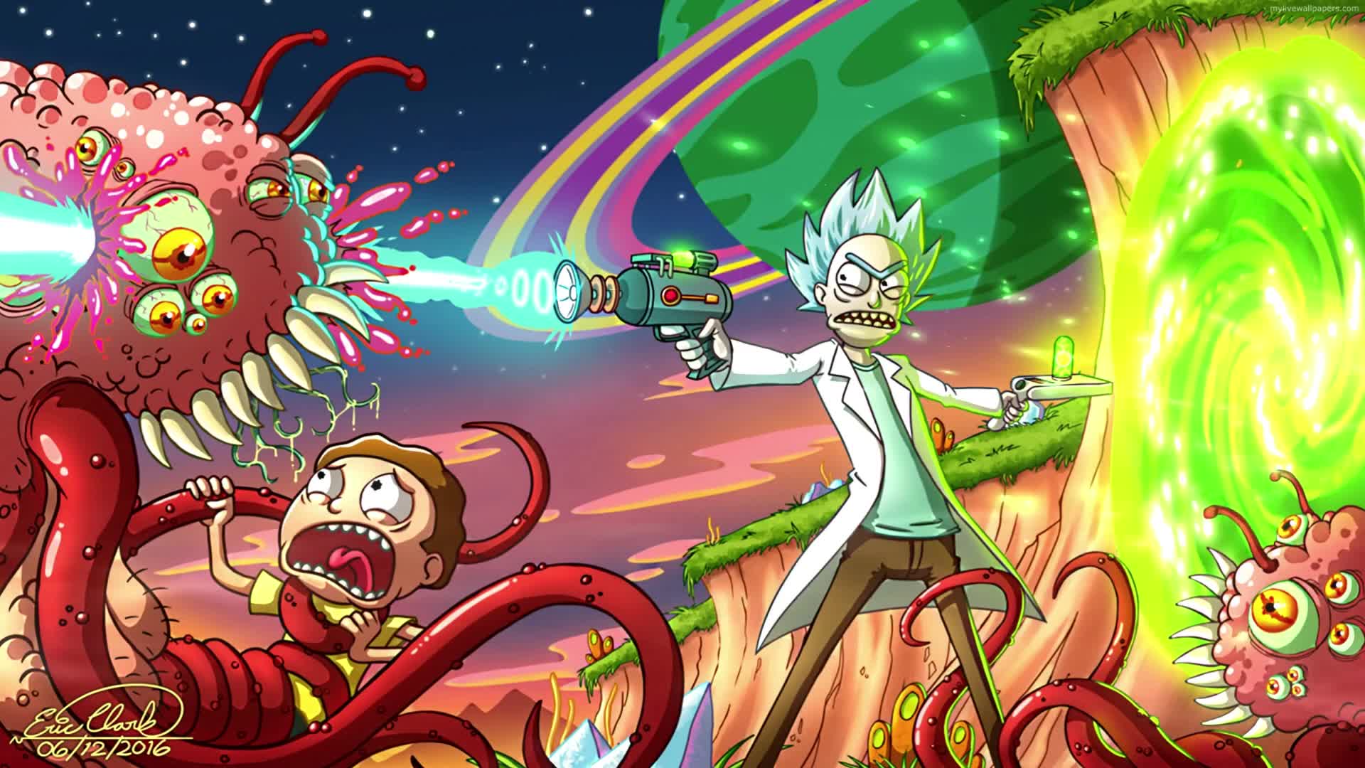 PC Rick N Morty Adventures Live Wallpaper