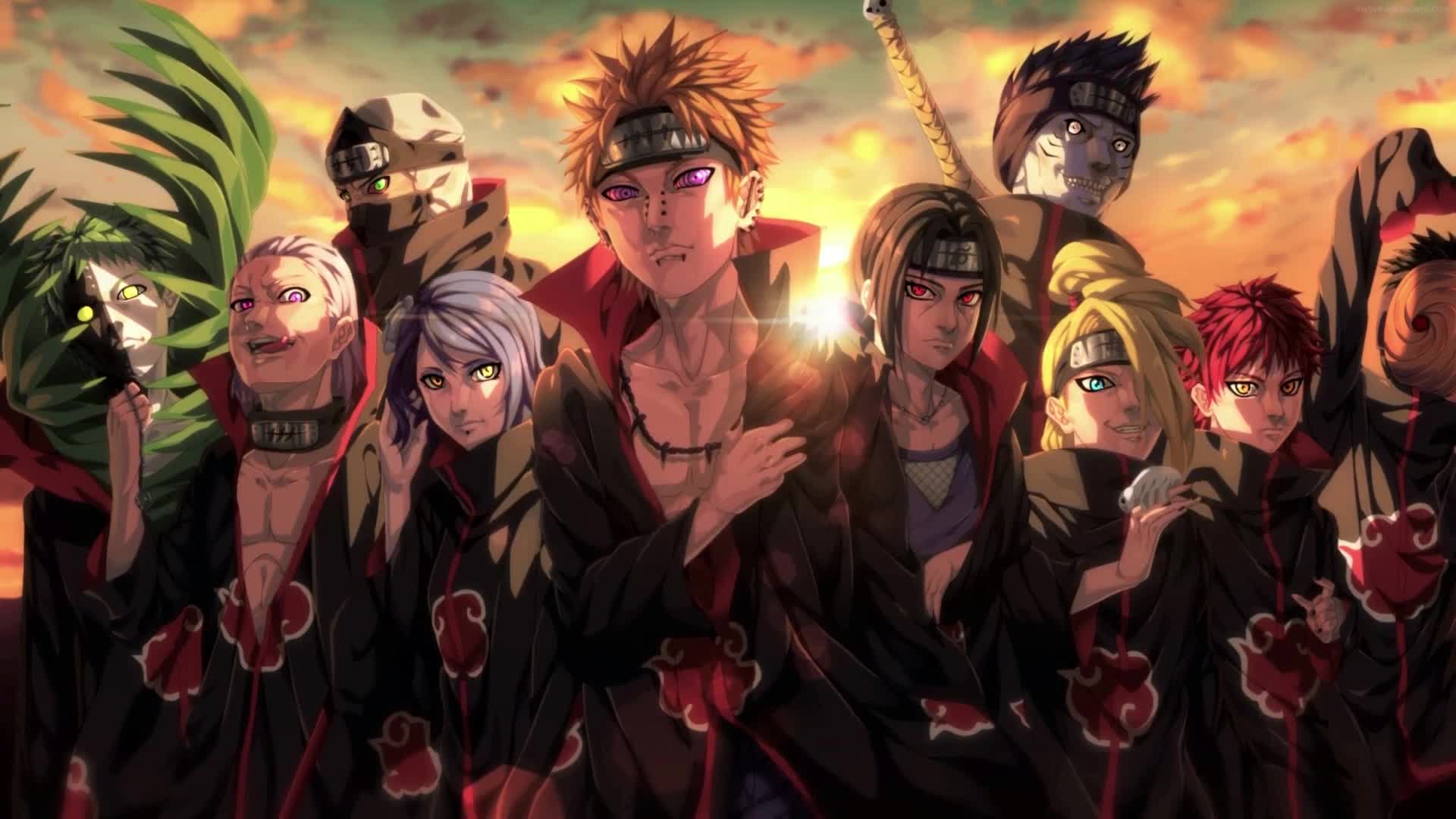 Cool Akatsuki Naruto 4k Live Wallpaper