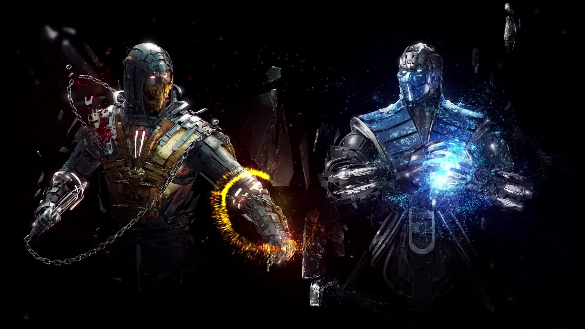 Cool Mortal Kombat Scorpion VS Subzero 4k Live Wallpaper