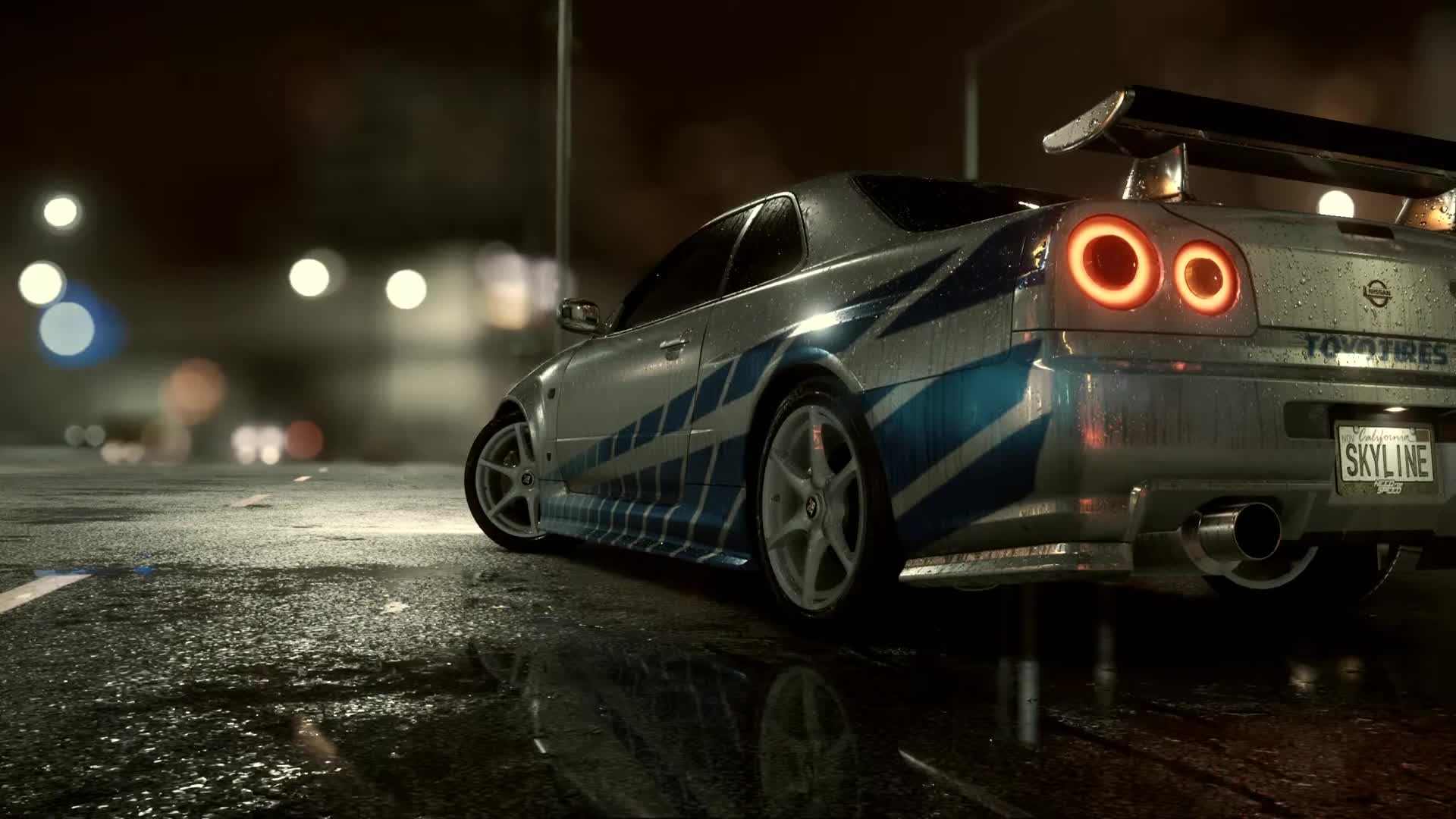 Live Wallpaper Need for Speed Nissan Skyline 