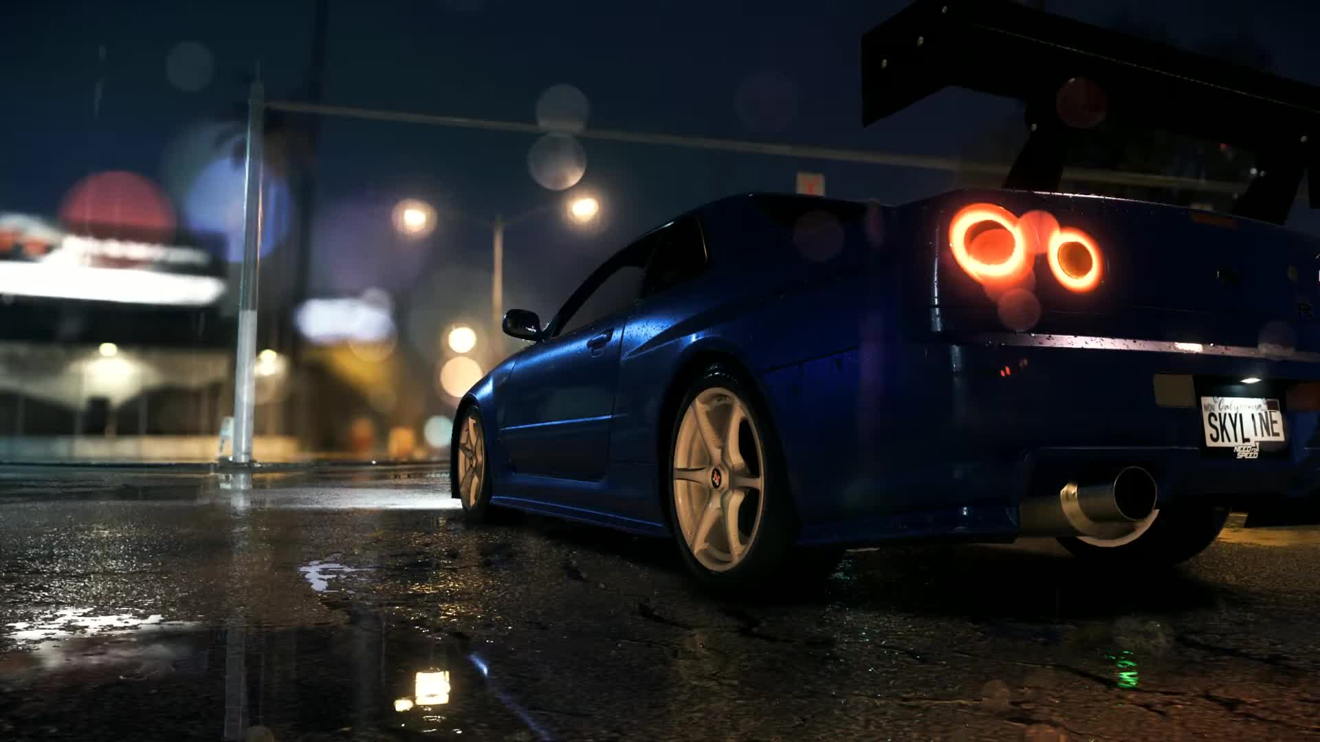 007 Live Wallpaper Nissan Skyline GTR R34 