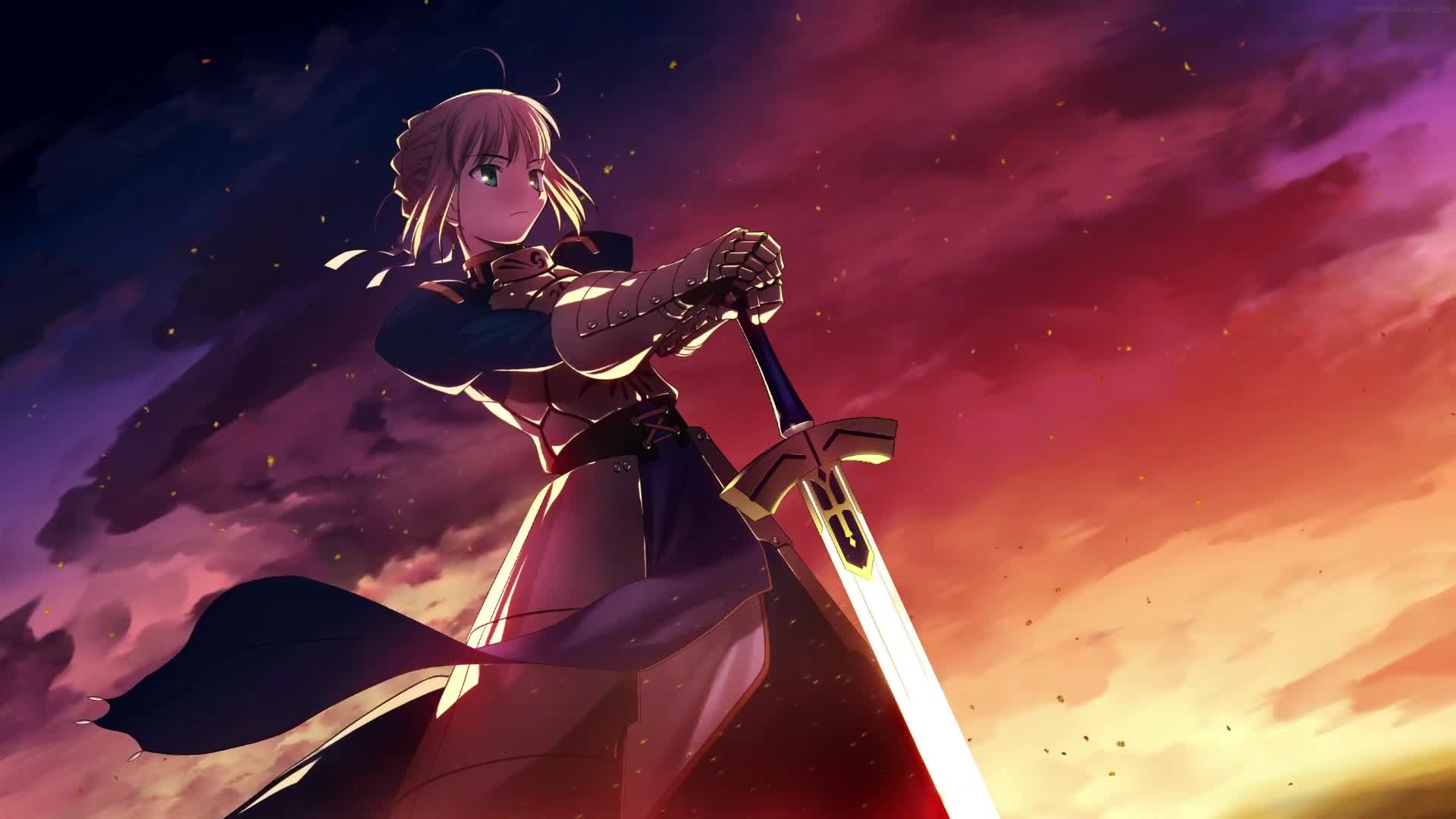 Cool Fate zero Saber King arthur Artoria pendragon 4k Live Walpaper