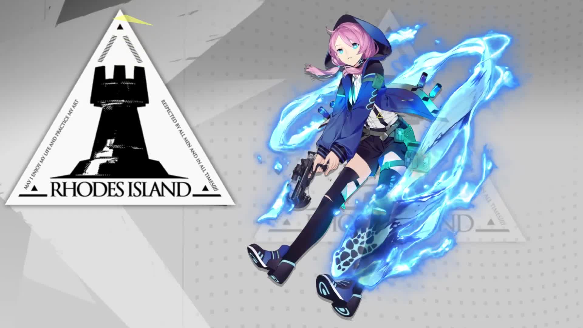 27. Arknights - Blue Poison [ Live Wallpaper ]