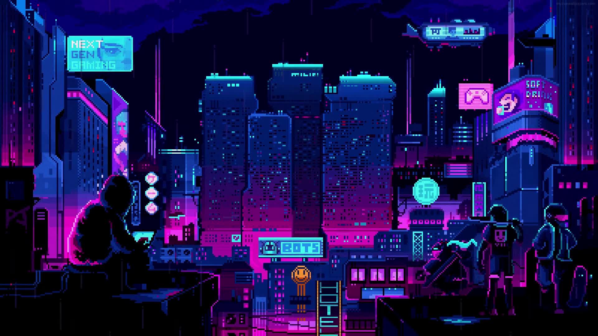 PC ASUS CITY ROG LIVE WALLPAPER