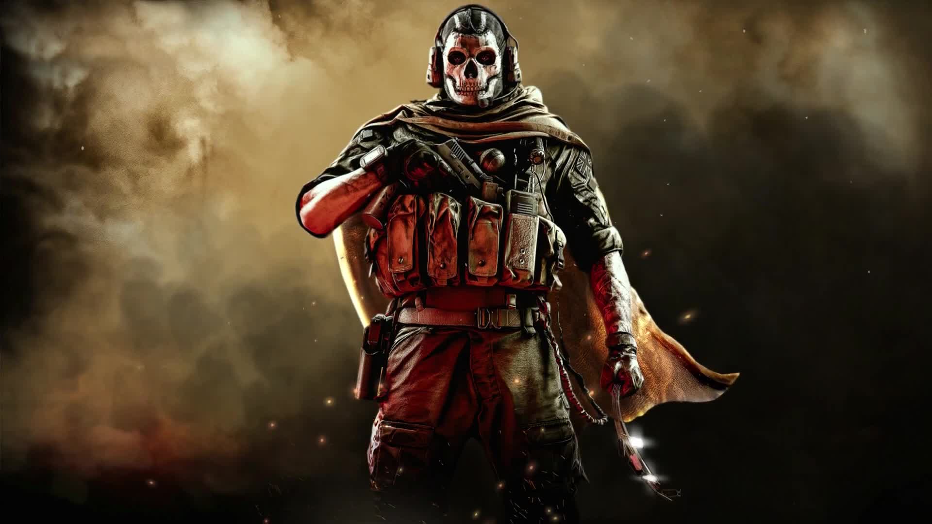 PC Ghost Modern Warfare Call of Duty live wallpaper