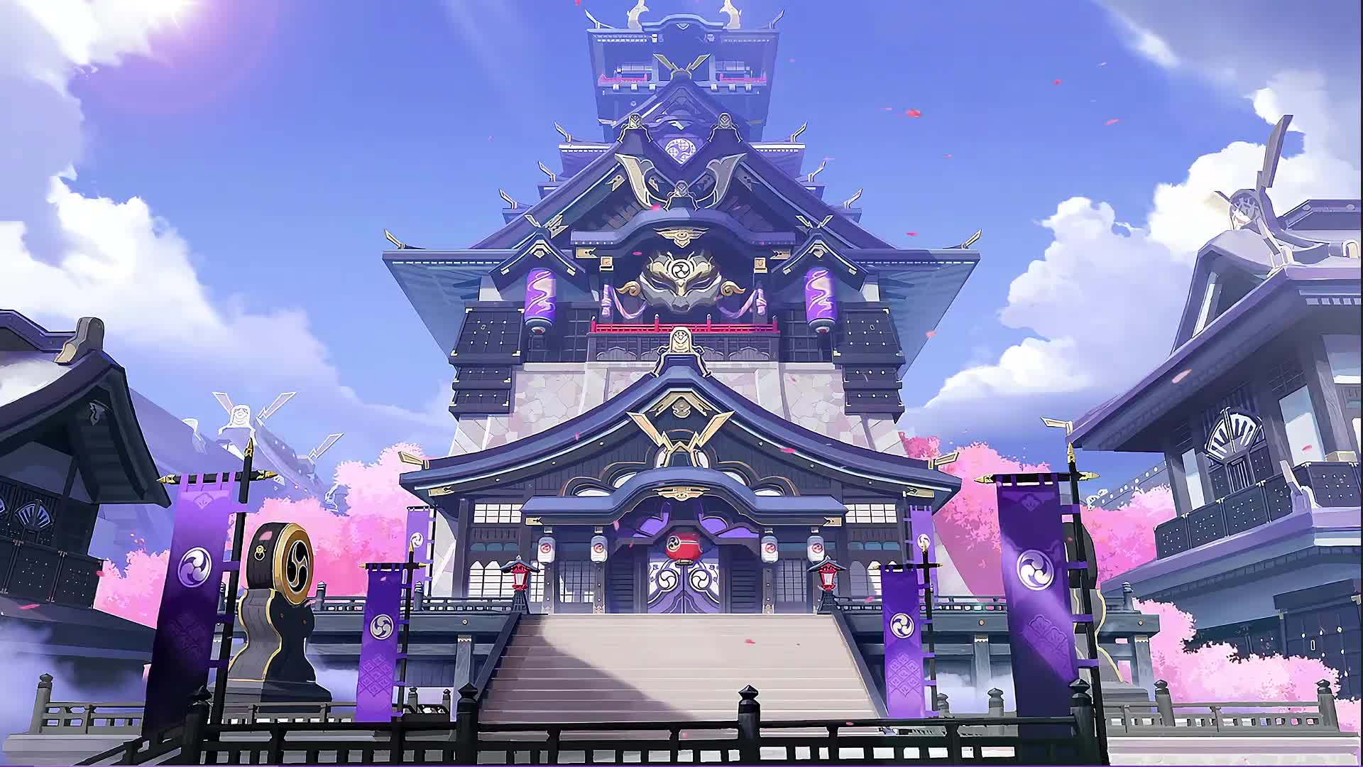 Inazuma Castle  Live Wallpaper