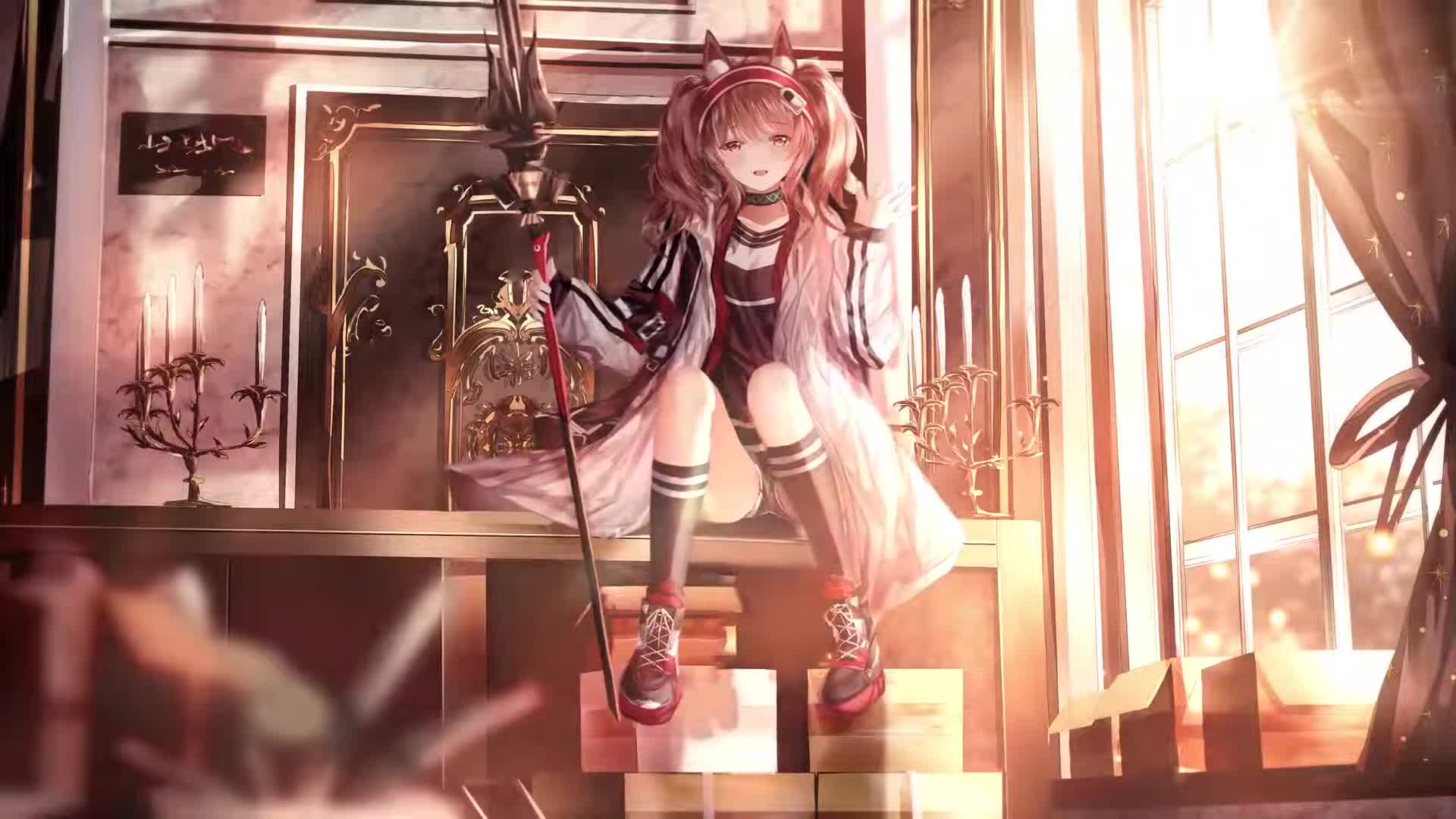 19. Arknights - Angelina [ Live Wallpaper ]