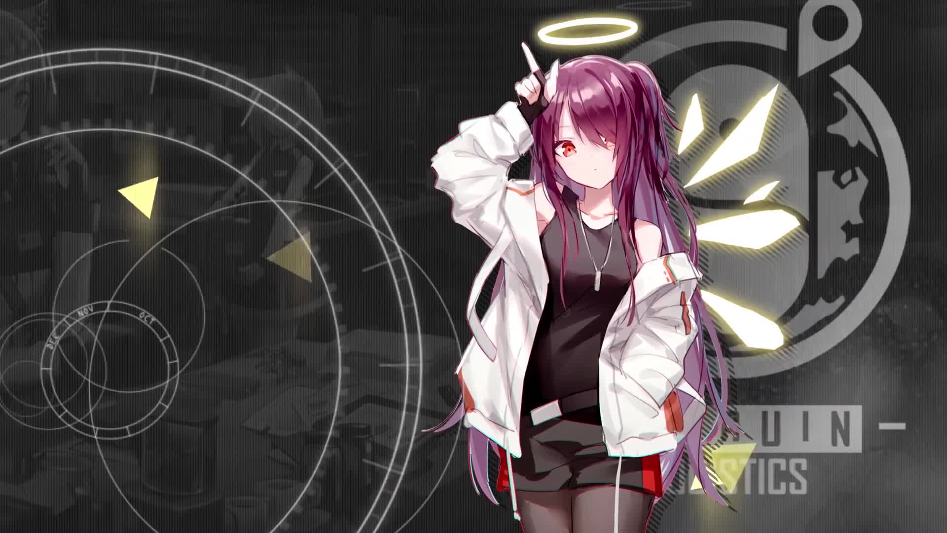 34. Arknights - Exusiai [ Live Wallpaper ]