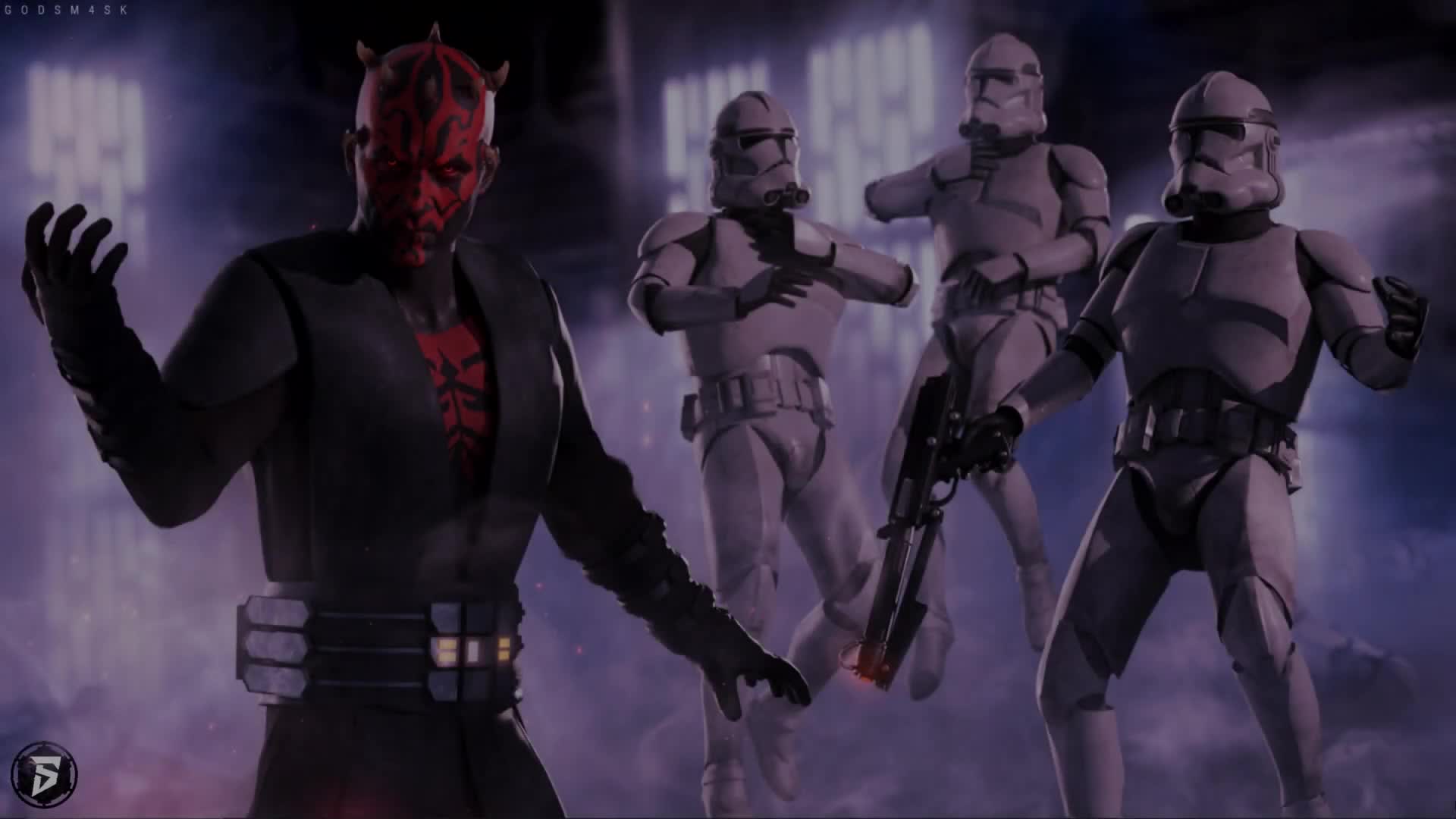 CHAOS Darth Maul Star Wars Live Wallpaper