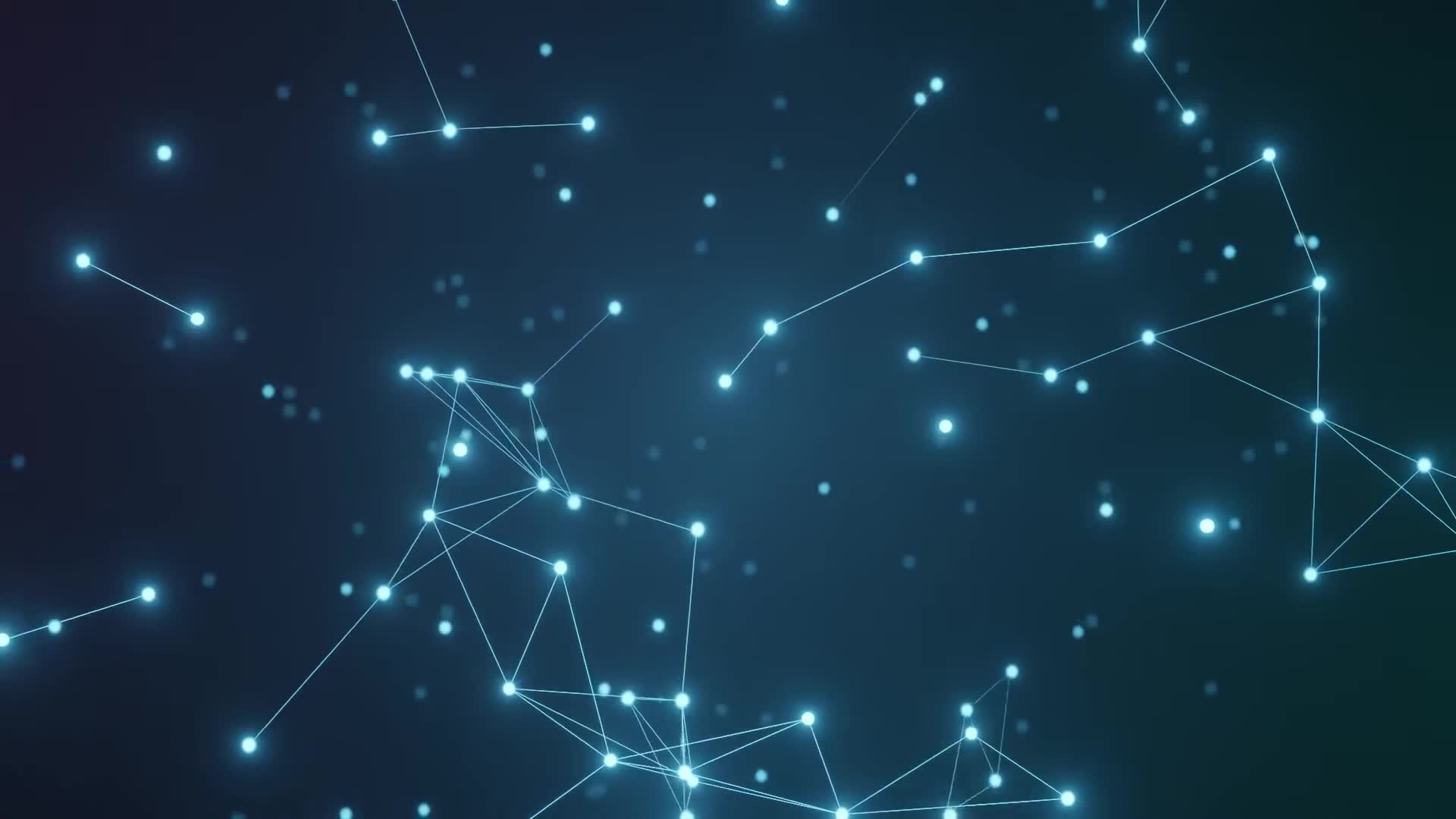 Network Connection Background Video, Plexus Dot Connection Background Loop