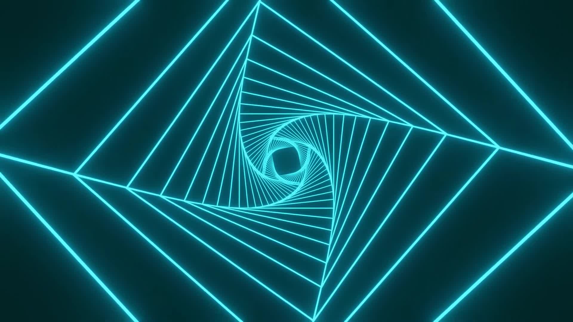 Abstract Digital Background Neon, Seamless Loop