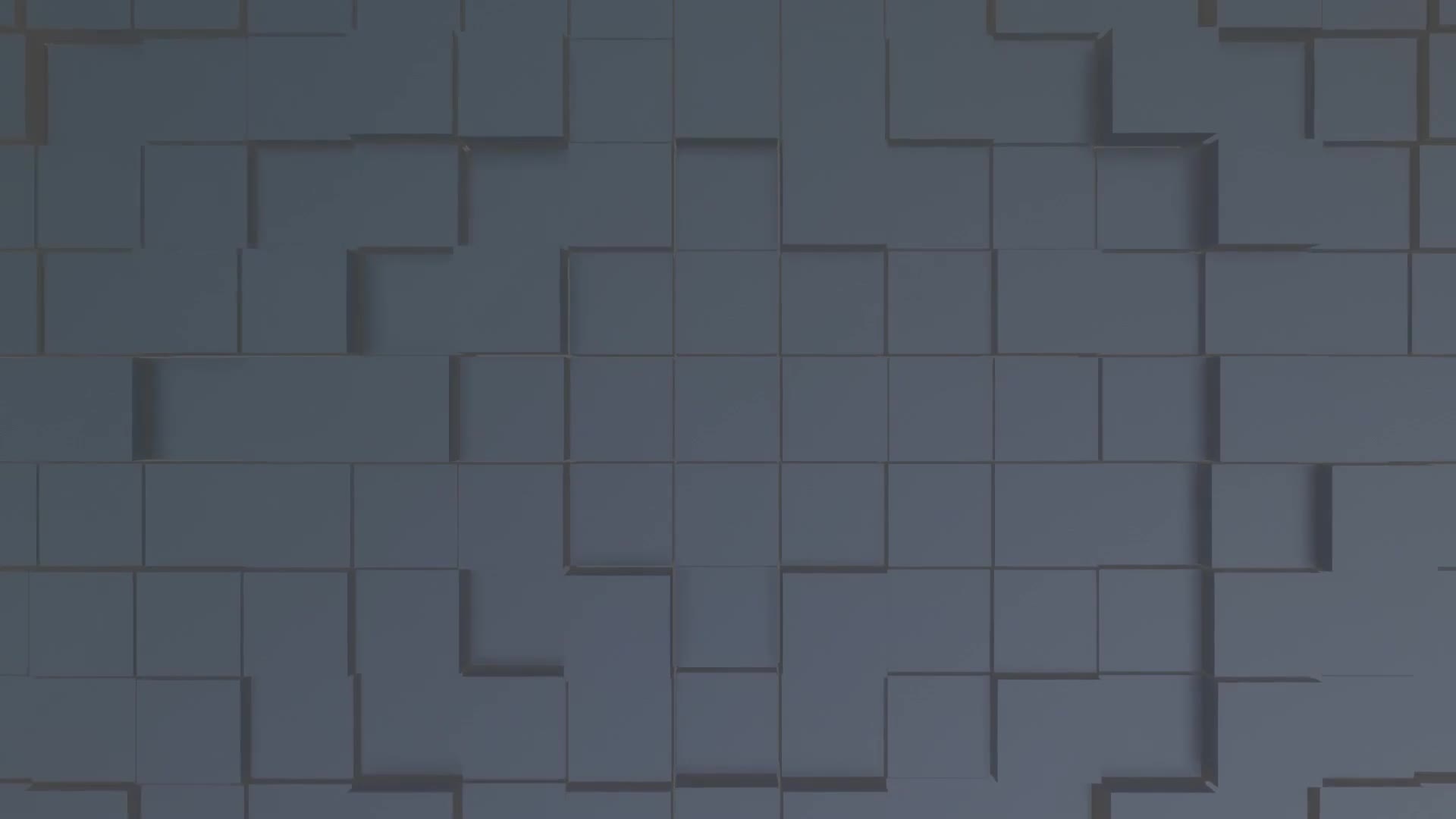 Abstract Blue Light Background Video, Black Cube Motion Background Loop