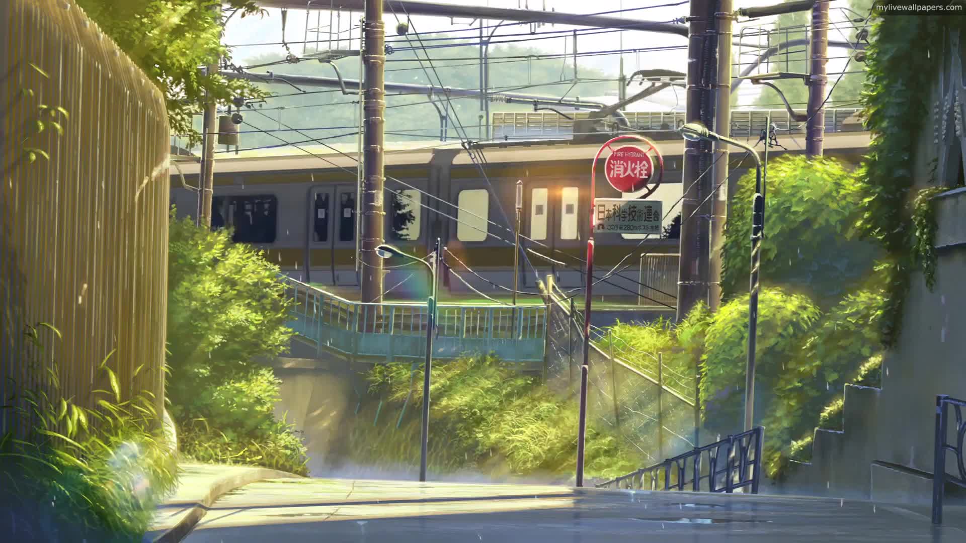 PC AnimeTrain 1 Live Wallpaper