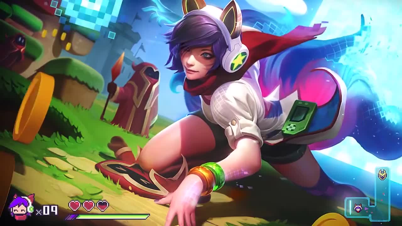 PC Bit Rush Arcade Ahri Live Wallpaper