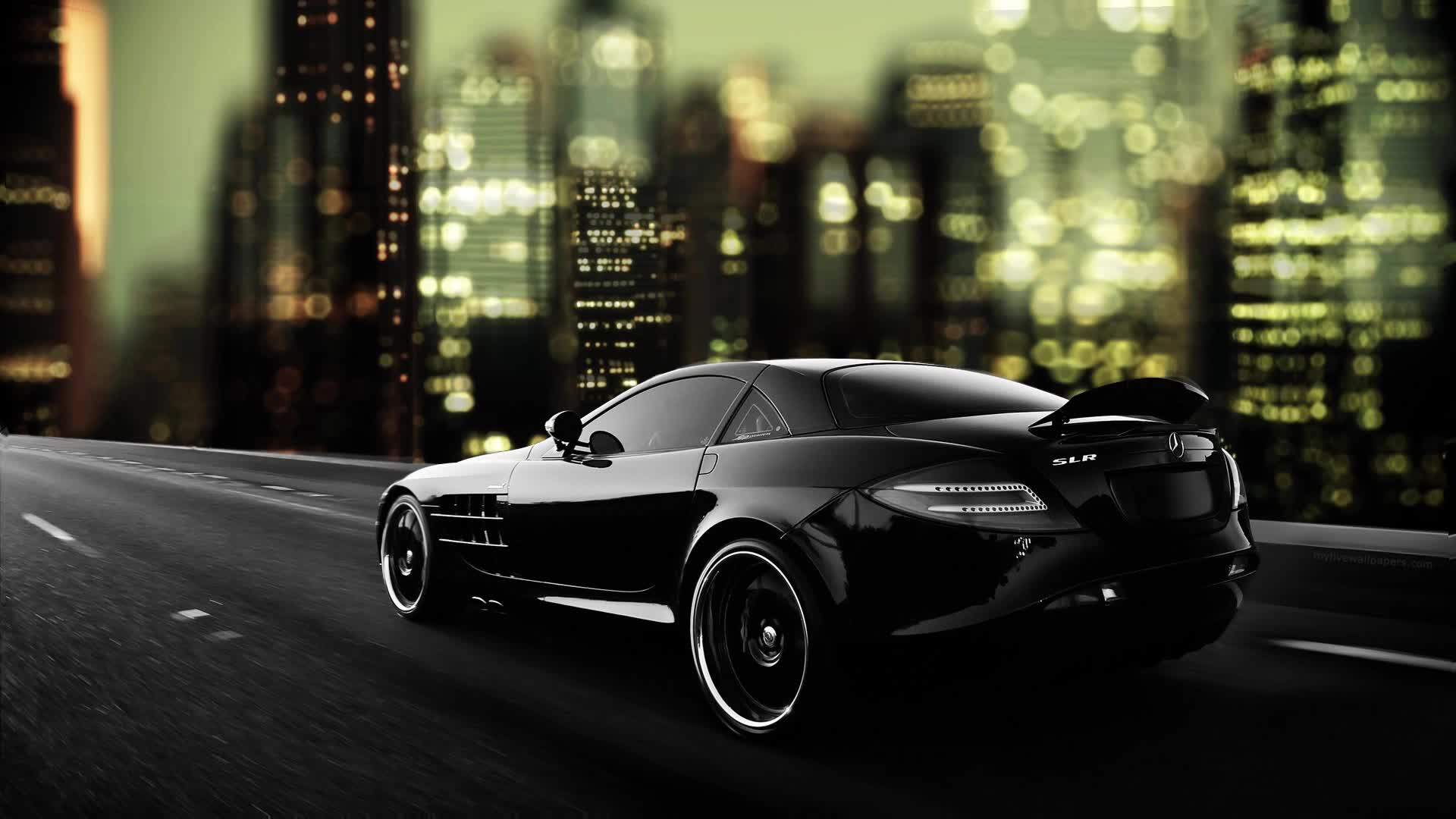 PC Black Mercedes Live Wallpaper