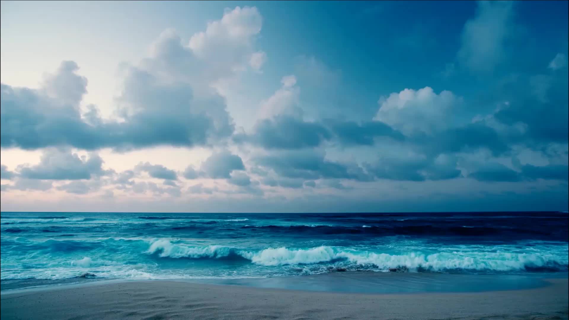 PC Blue Waves Live Wallpaper