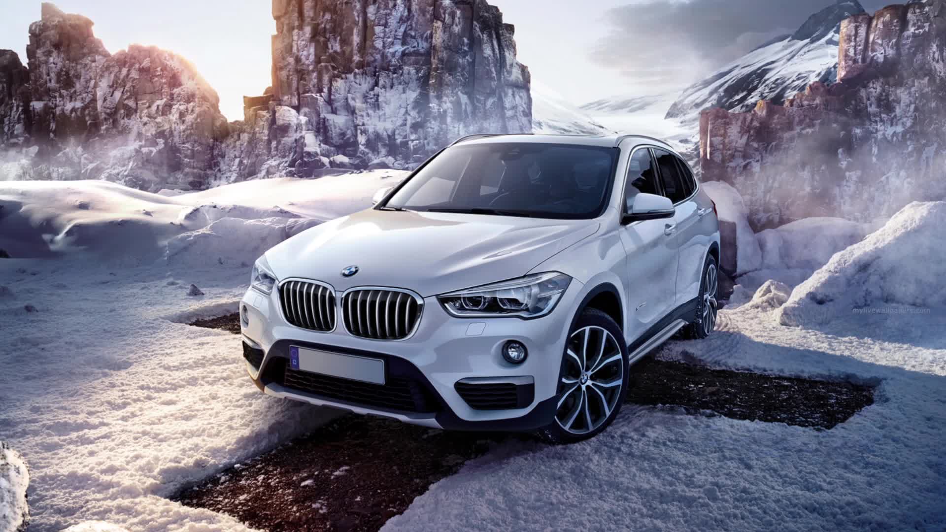 PC BMW X1 Snow Live Wallpaper live wallpaper
