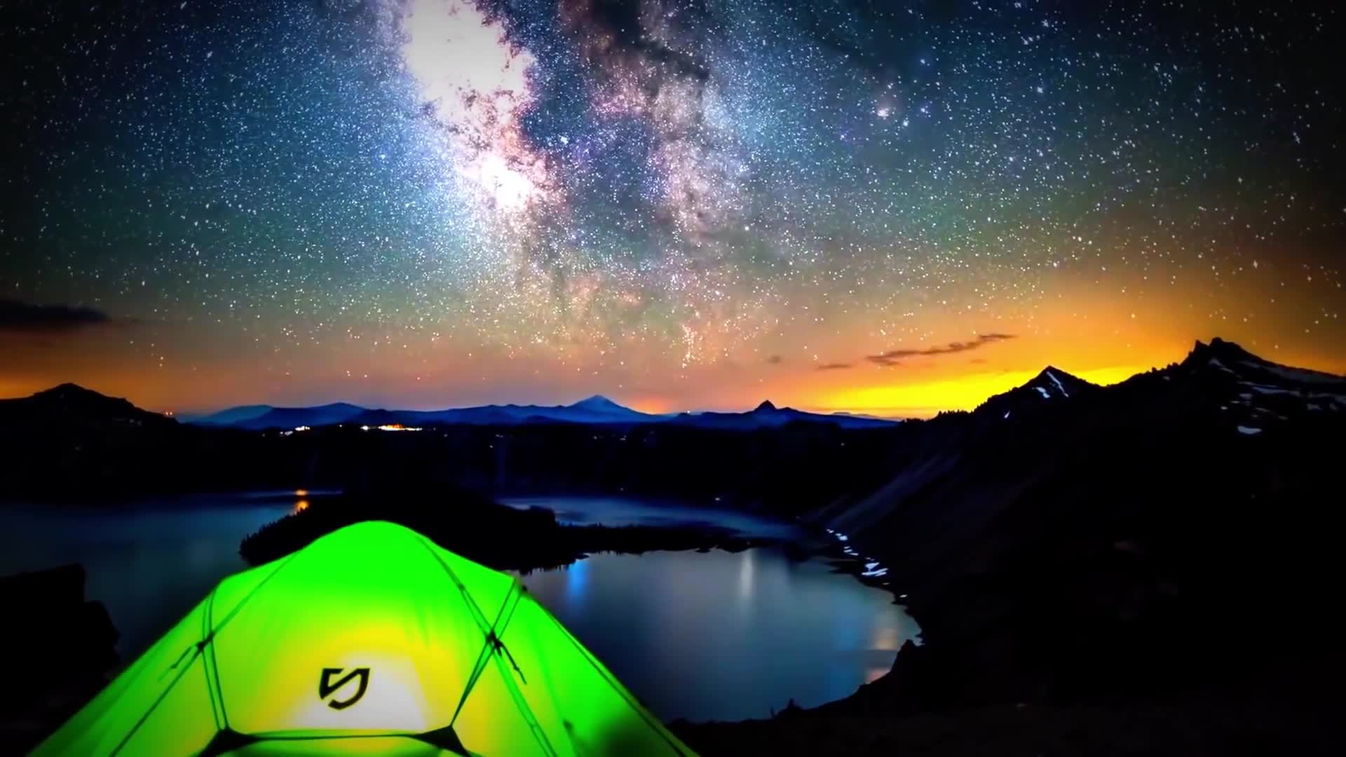 PC Camping Stars Live Wallpaper