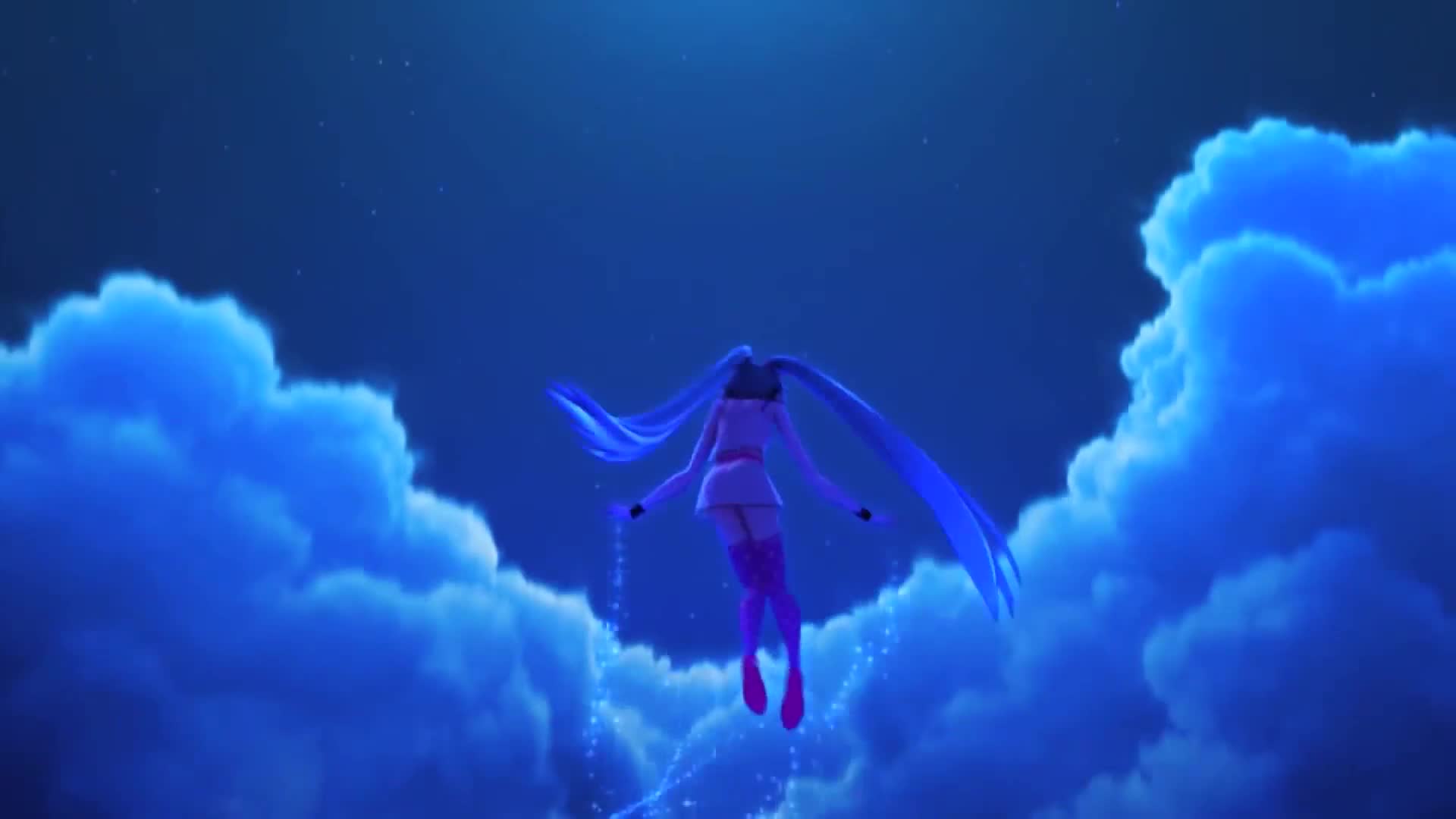 PC Hatsune Miku Flying Live Wallpaper