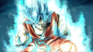 Fondo de Pantalla Animado Goku SSJ Blue de Dragon Ball ? en Movimiento