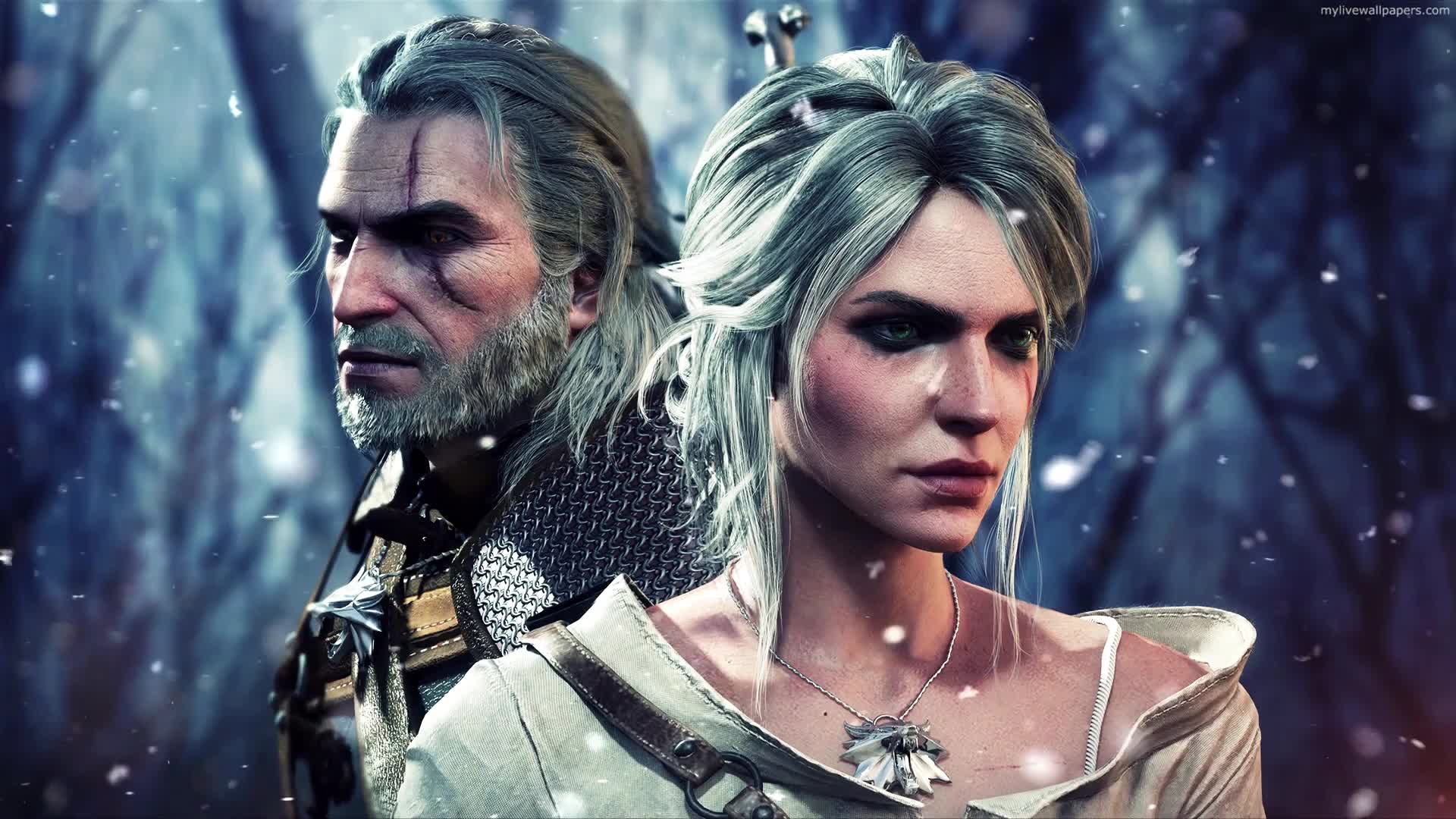 PC Ciri Geralt TheWitcher3 Live Wallpaper