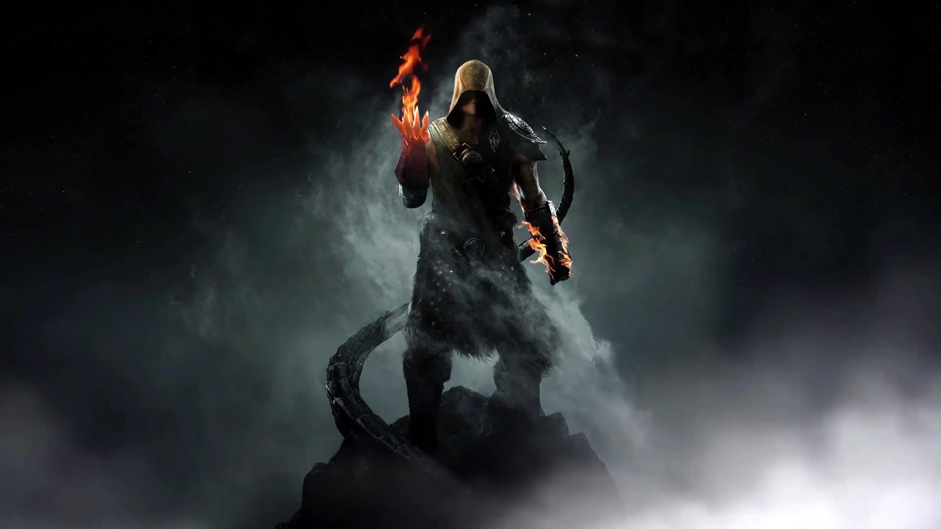 PC Skyrim Mage Live Wallpaper