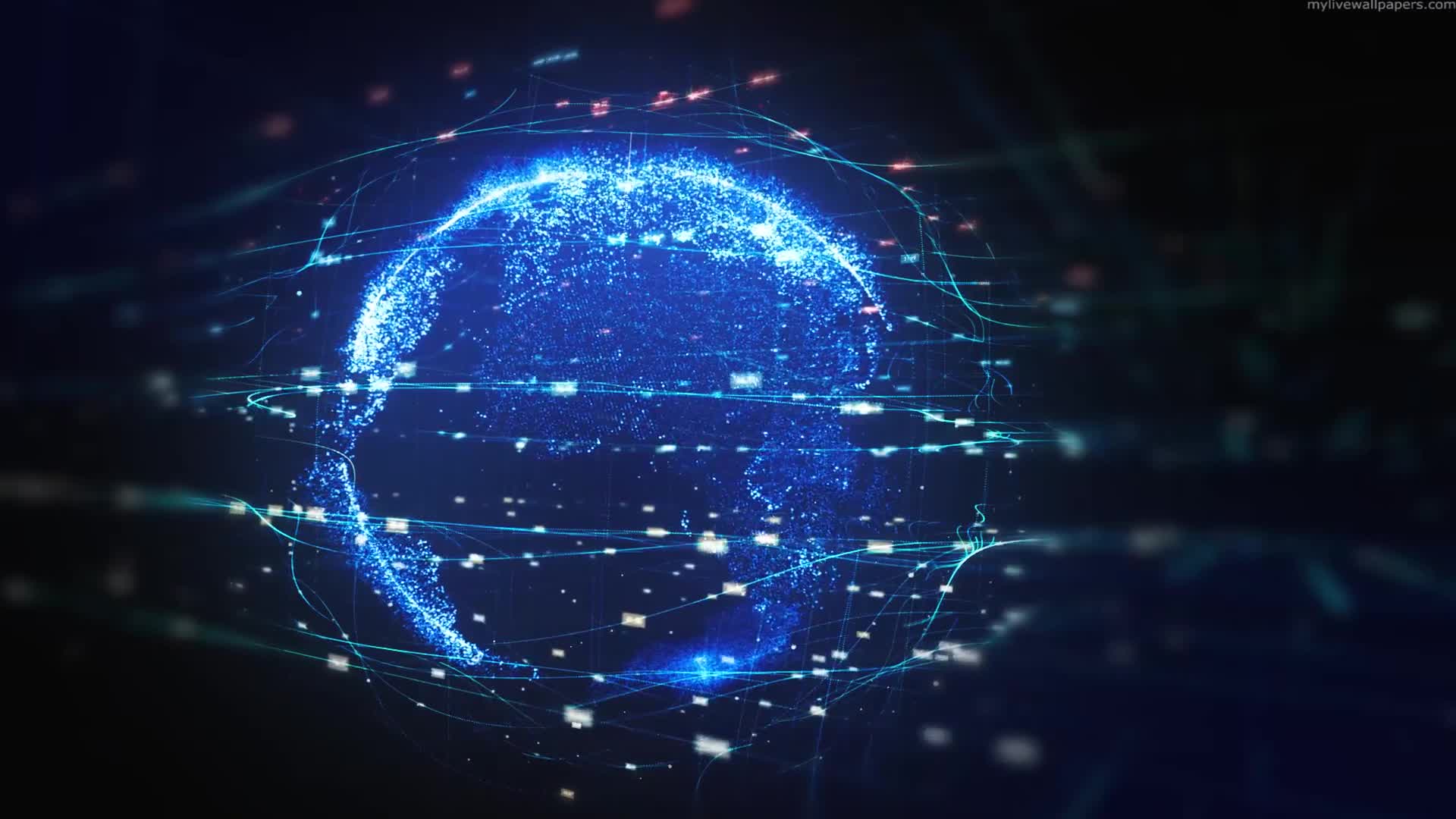 PC Cyber Globe 1 Live Wallpaper live wallpaper