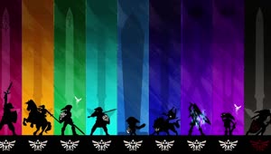 Fondo de Pantalla Animado Link Arcoiris de The Legend of Zelda ? en Movimiento