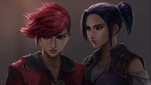 Fondo de Pantalla Animado de Vi  Caitlyn de Arcane ?? en Movimiento